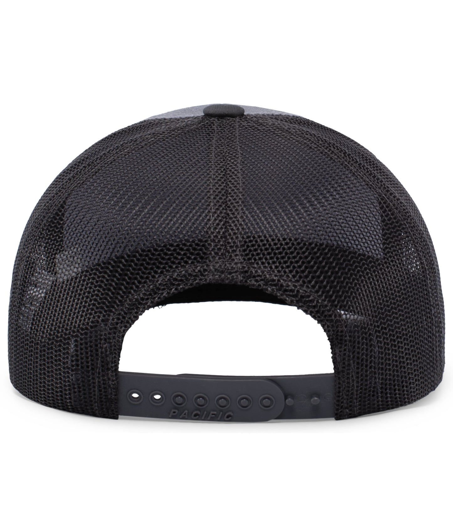 Trucker Snapback Hat w/ Embroidery (HEATHER GREY/LT CHARCOAL) - So Good!