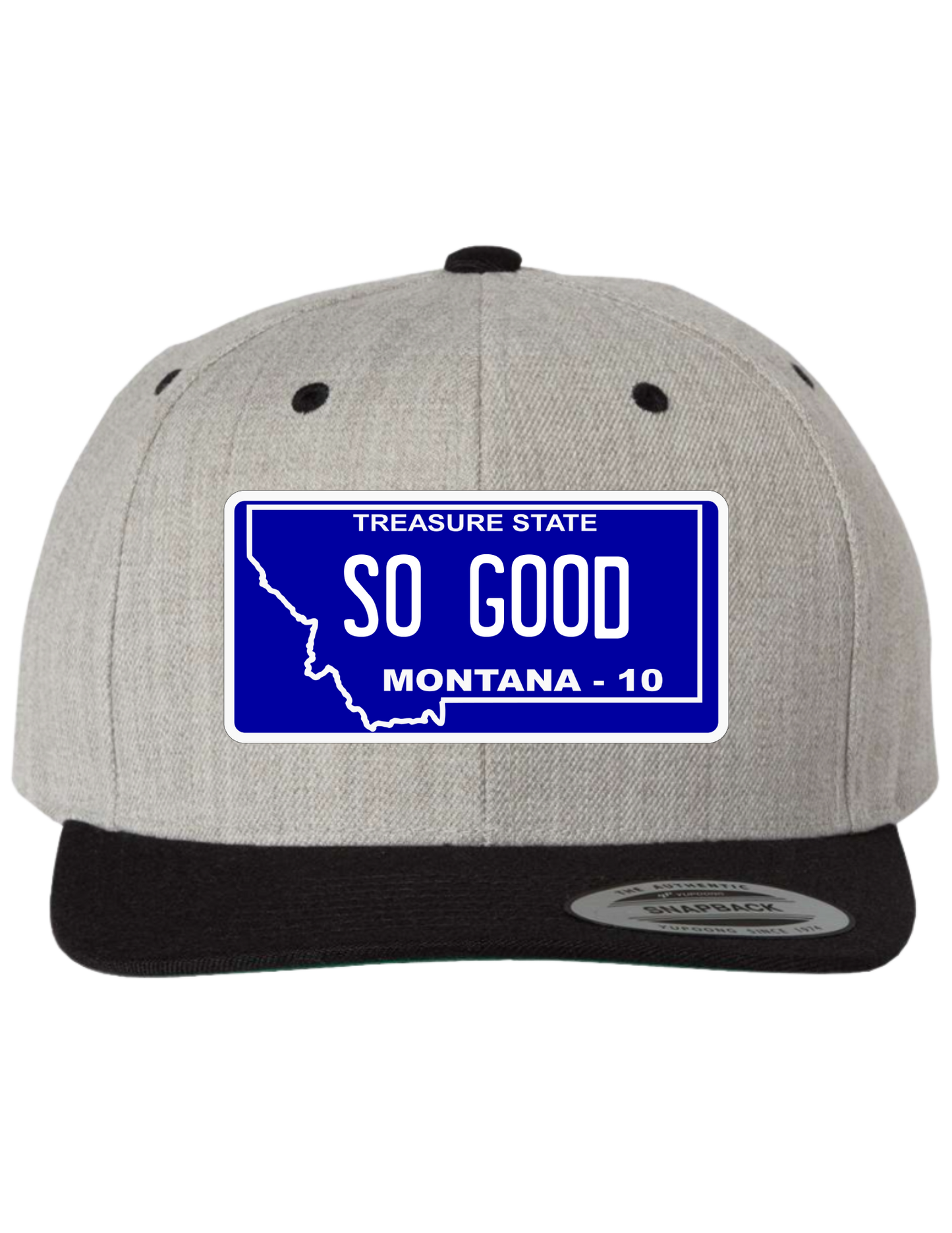 So Good Montana Premium License Plate Trucker Hats