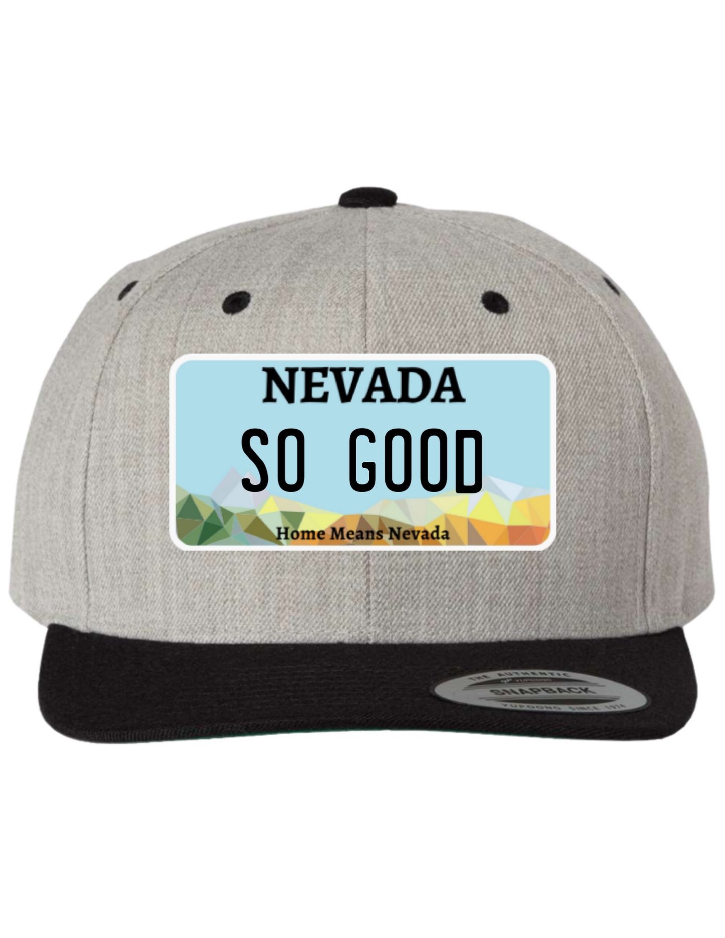 So Good Nevada Premium License Plate Trucker Hats