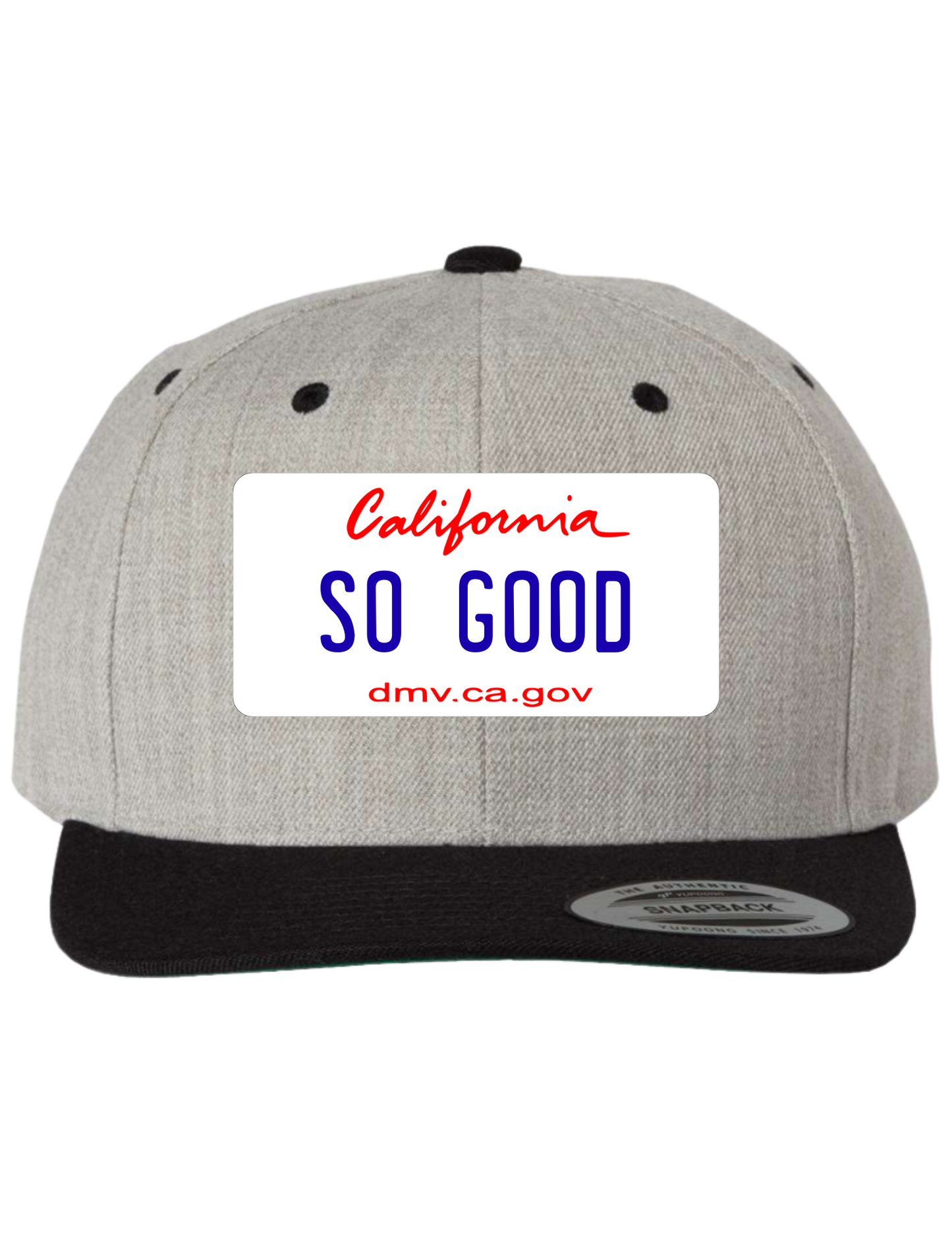 So Good California Premium License Plate Trucker Hats