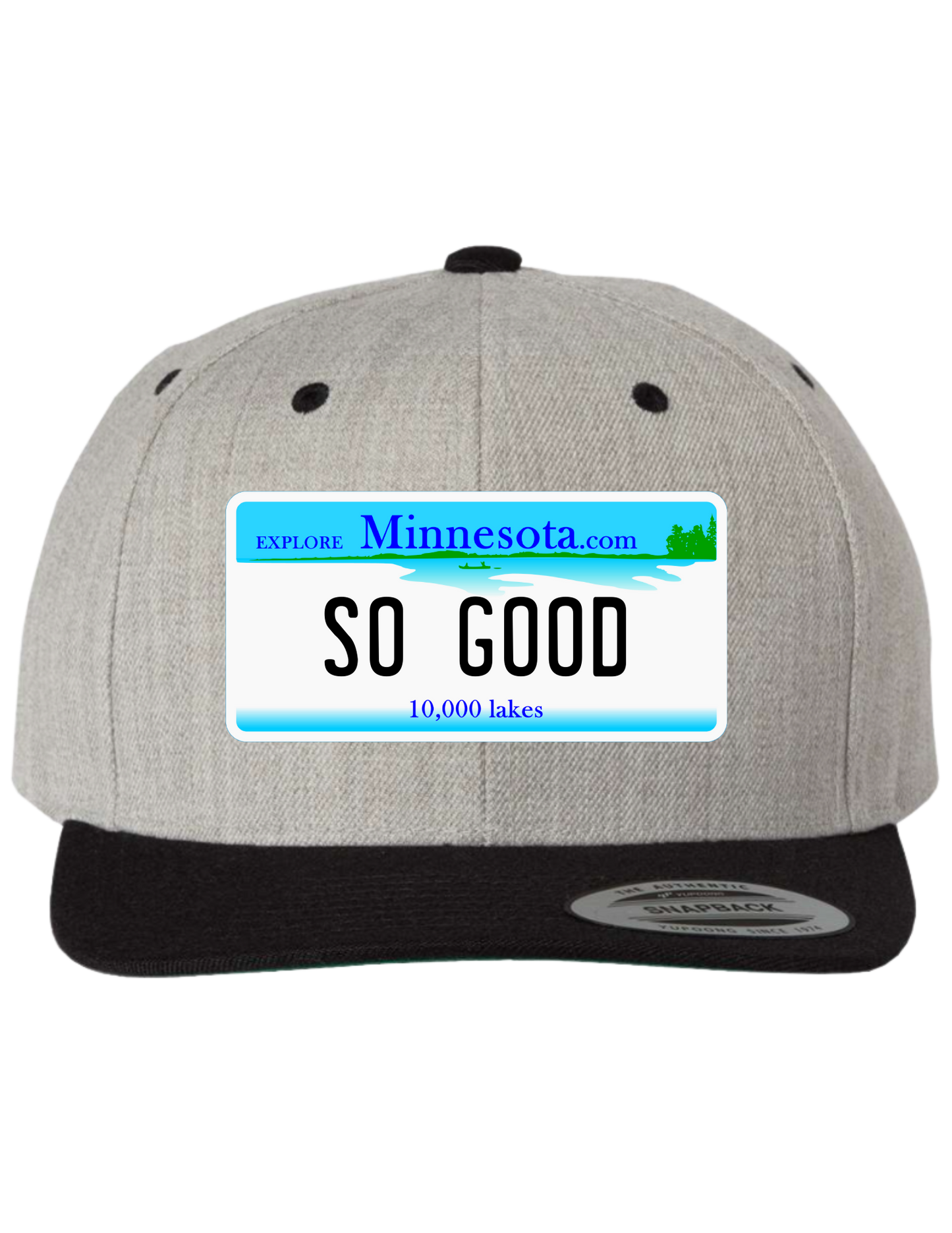 So Good Minnesota Premium License Plate Trucker Hats
