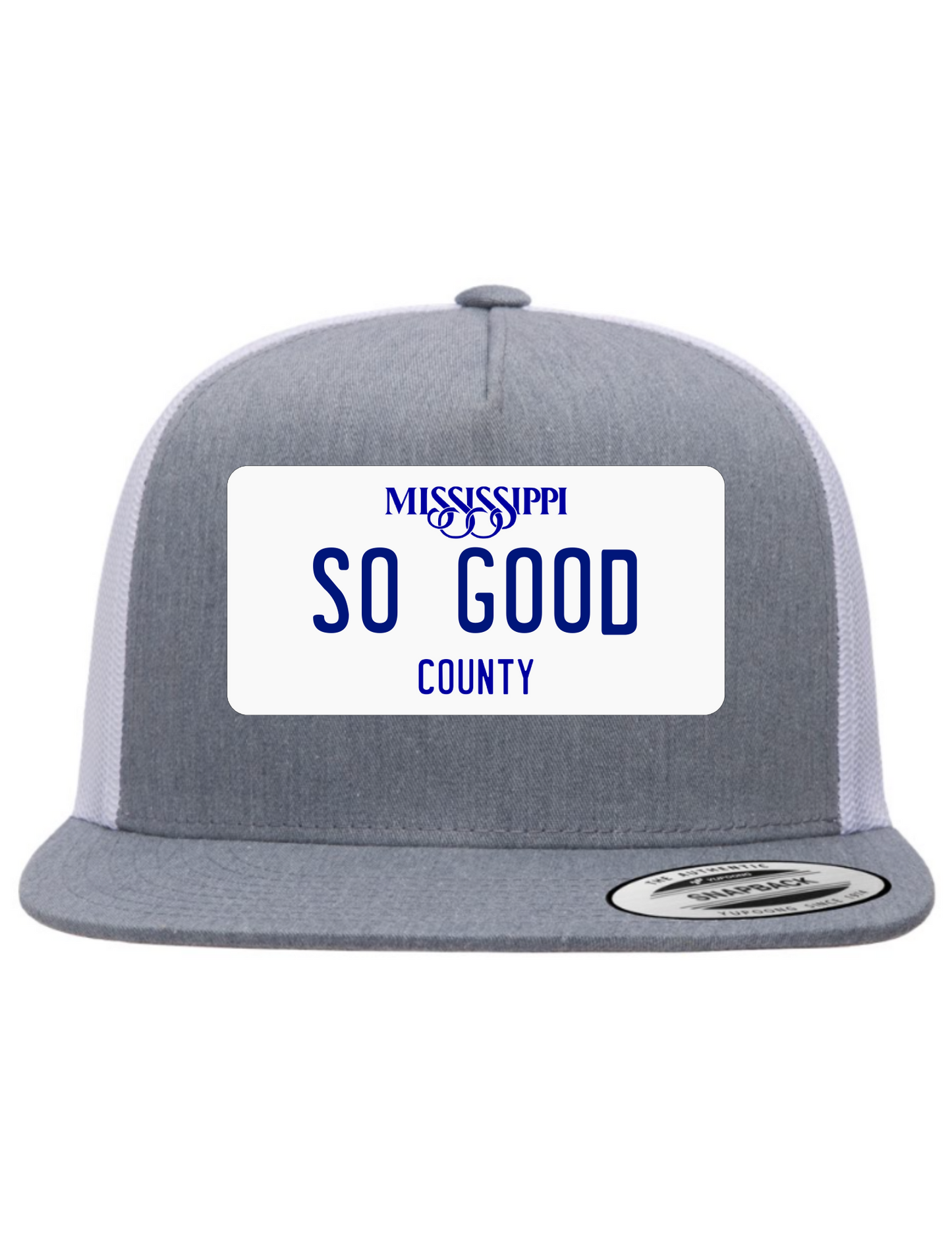 So Good Mississippi License Plate Trucker Hats