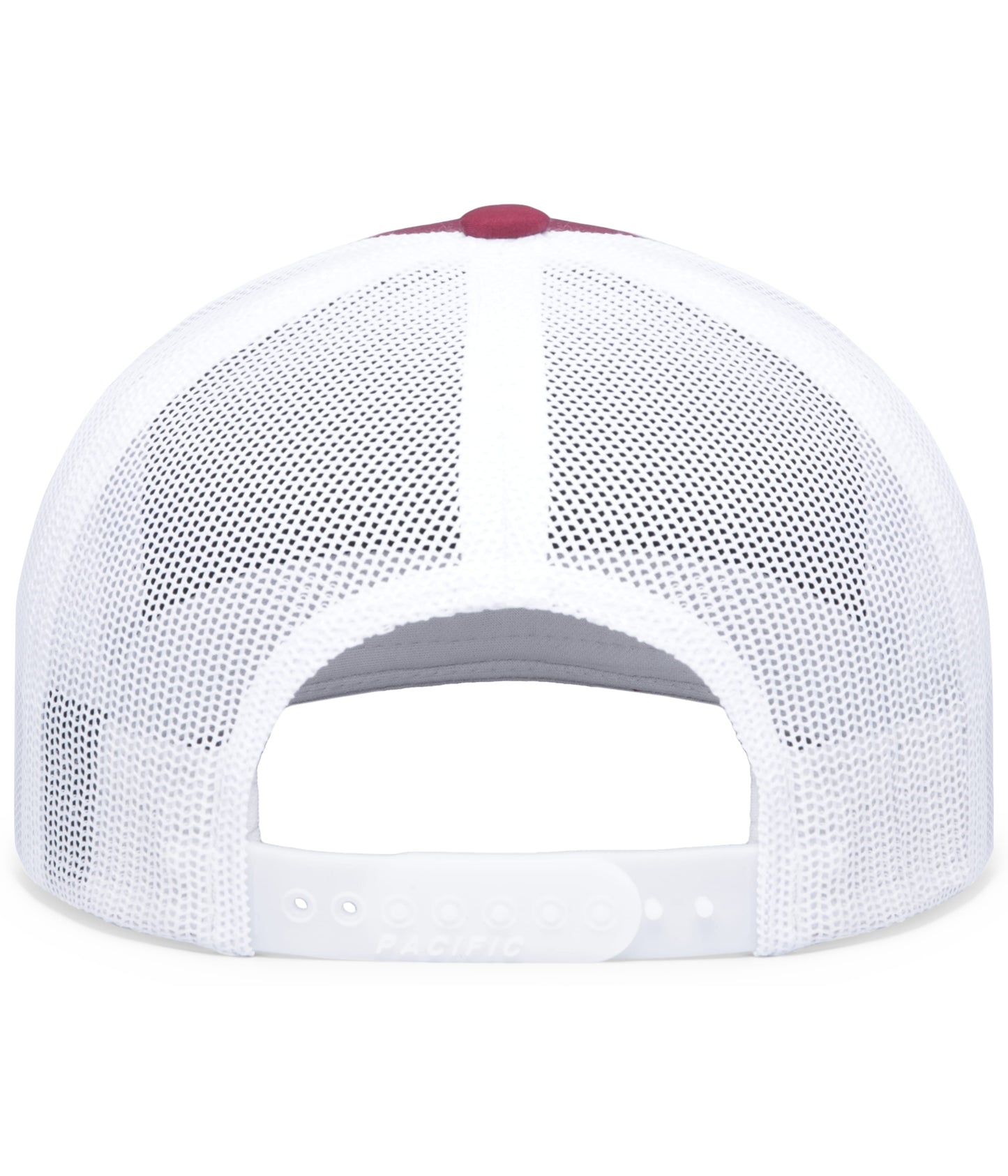 Weekender Trucker Hat w/ Embroidery (BERRY/WHITE) - So Good!