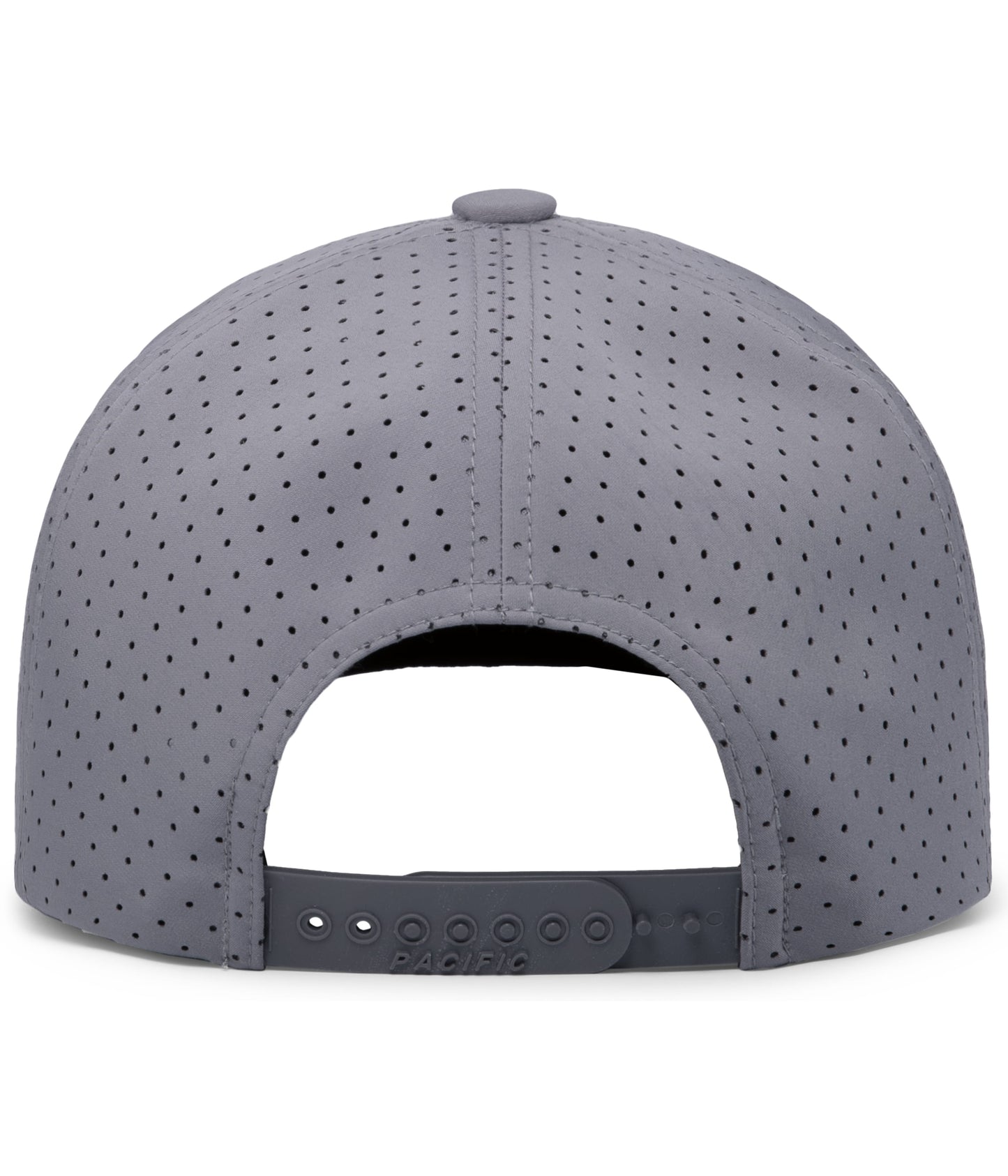 Perforated Weekender Snapback Hat w/ Embroidery (GRAPHITE w/ BLK ROPE) - So Good!