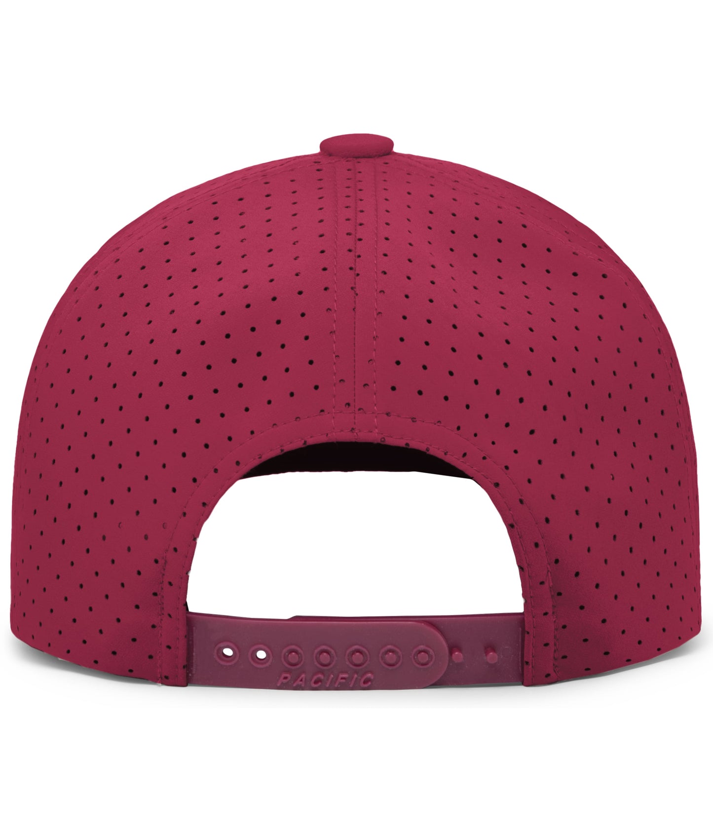 Perforated Weekender Snapback Hat w/ Embroidery (BERRY w/ WHT ROPE) - So Good!