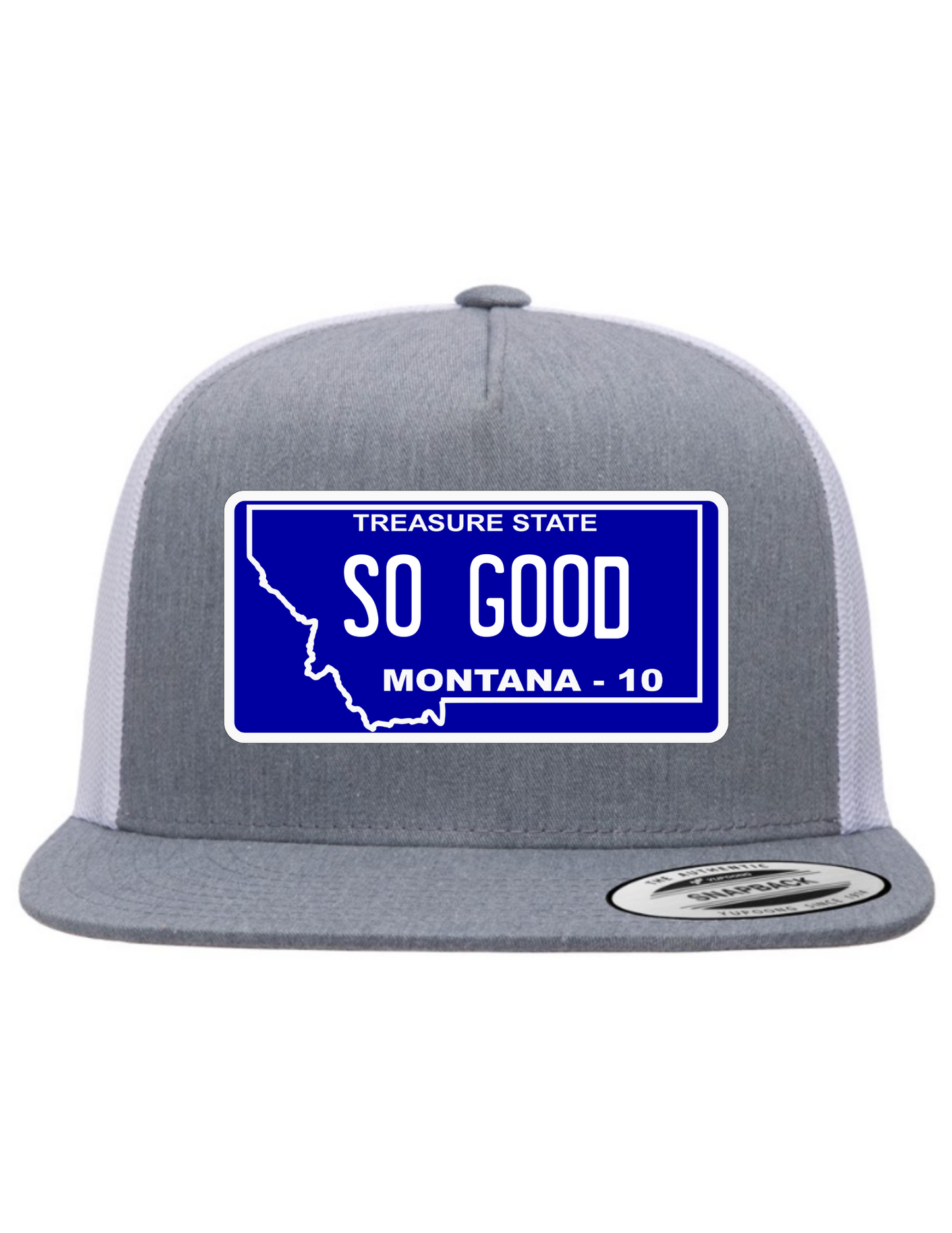 So Good Montana License Plate Trucker Hats