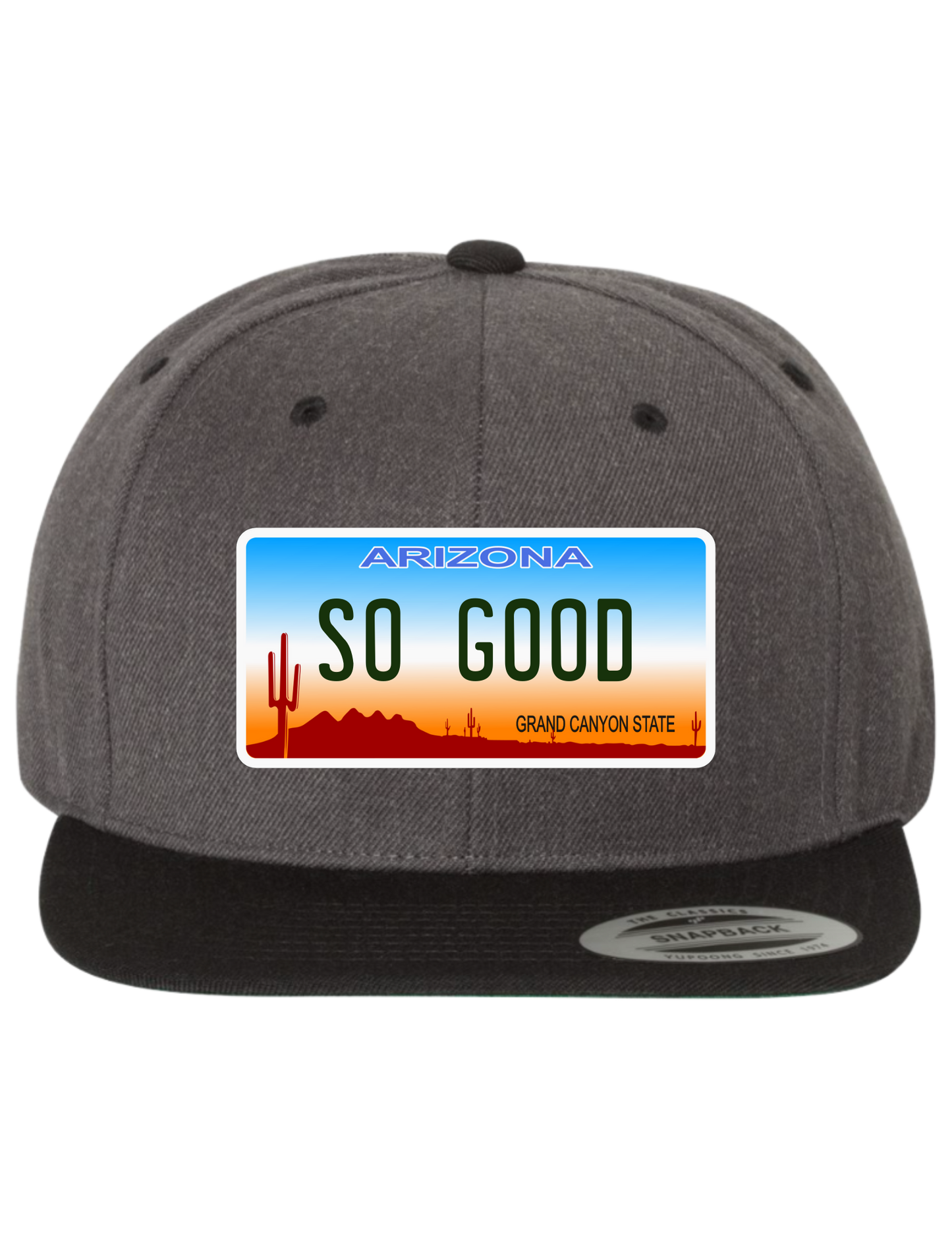 So Good Arizona Premium License Plate Trucker Hats