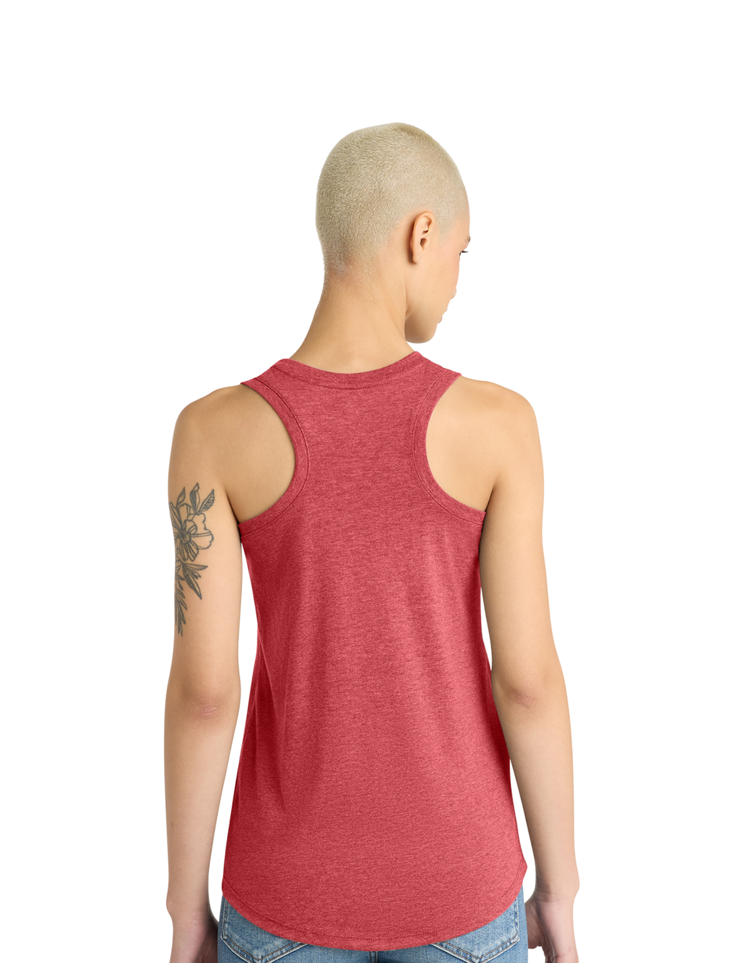 OUTLINE Logo Women's Racerback Tank (RED FROST) - So Good!