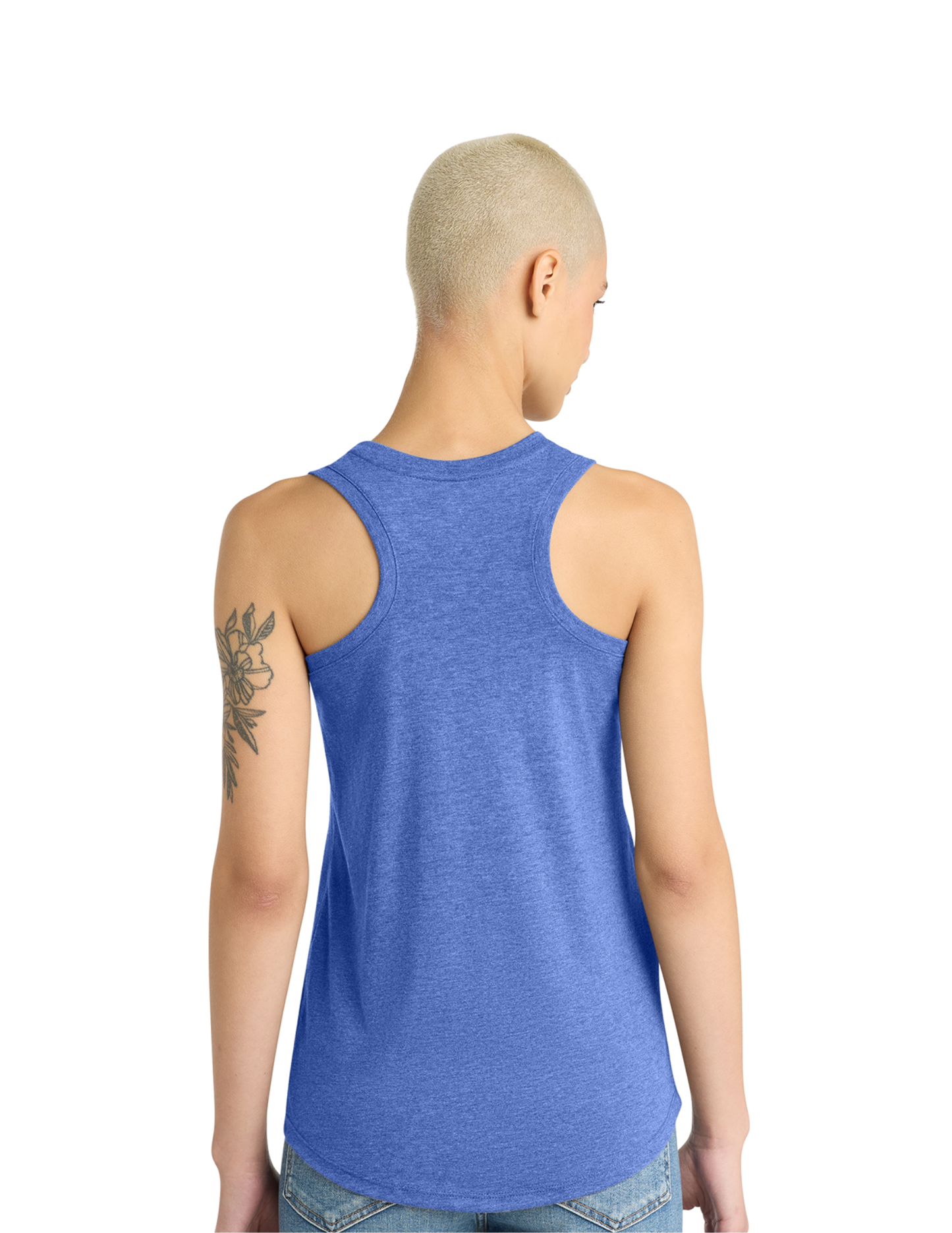 OUTLINE Logo Women's Racerback Tank (ROYAL FROST) - So Good!