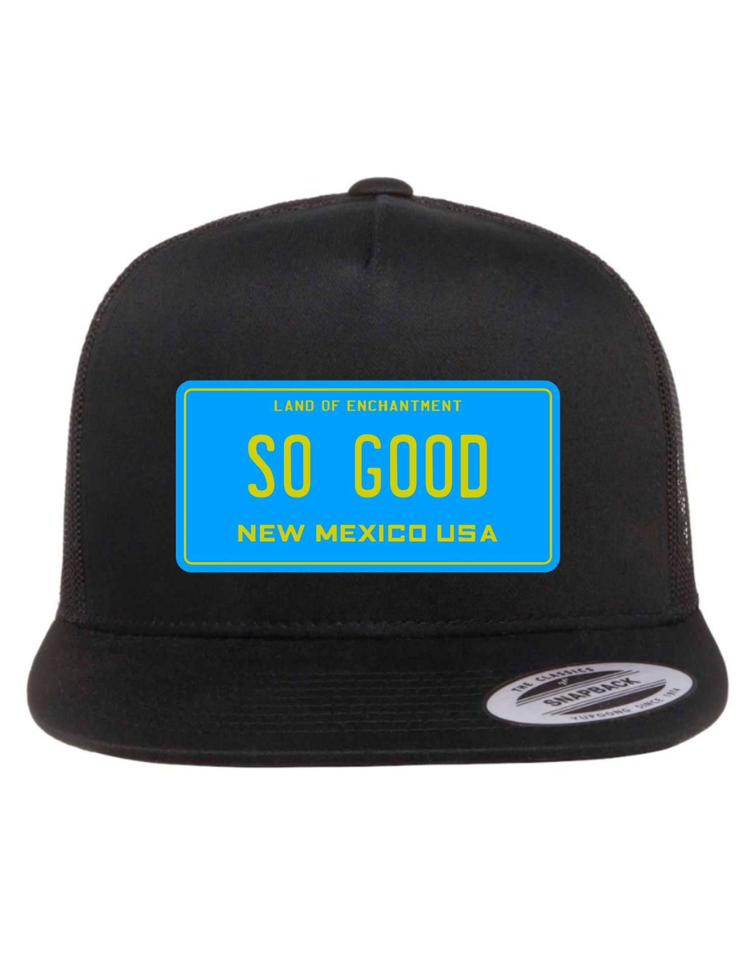 So Good New Mexico License Plate Trucker Hats