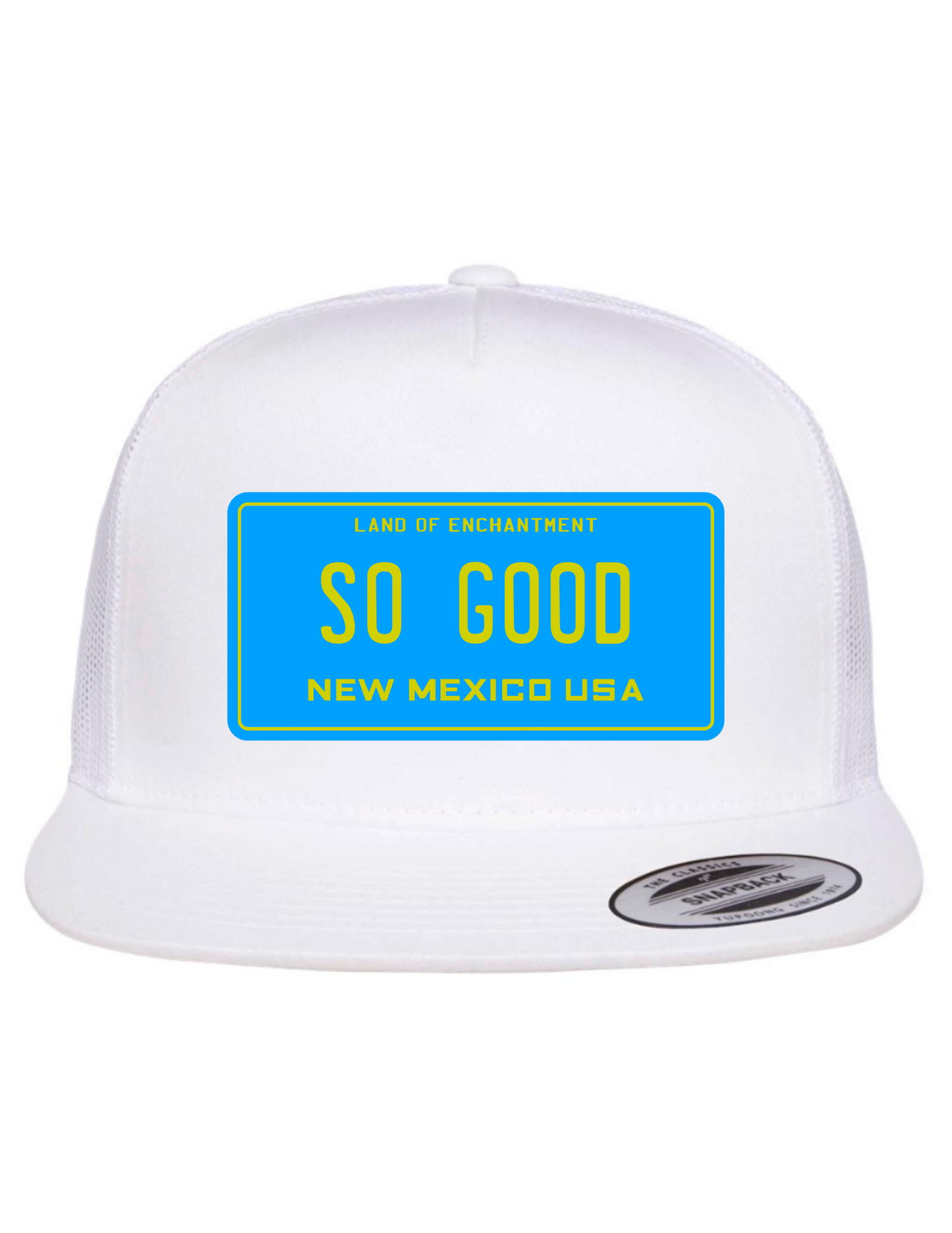 So Good New Mexico License Plate Trucker Hats