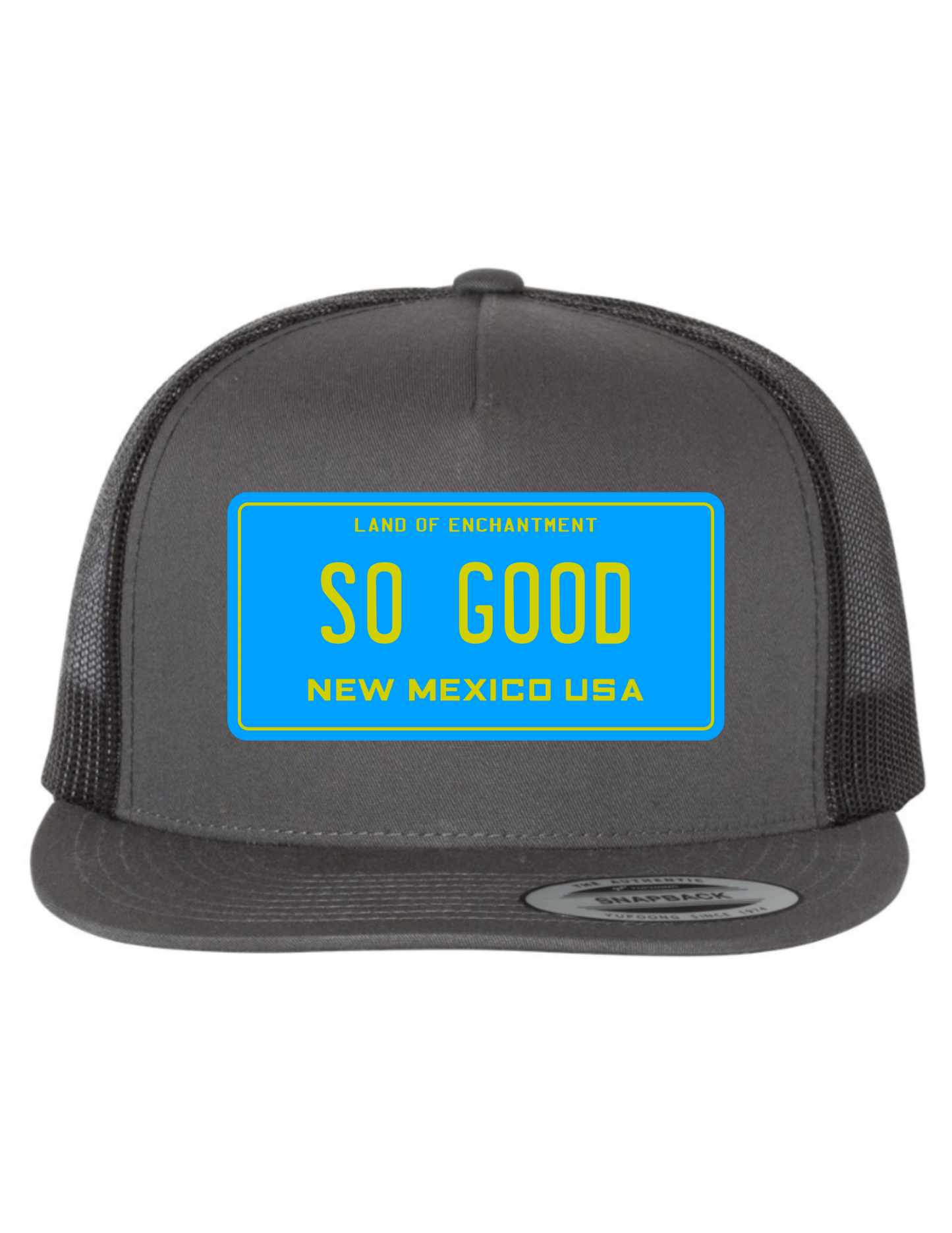 So Good New Mexico License Plate Trucker Hats