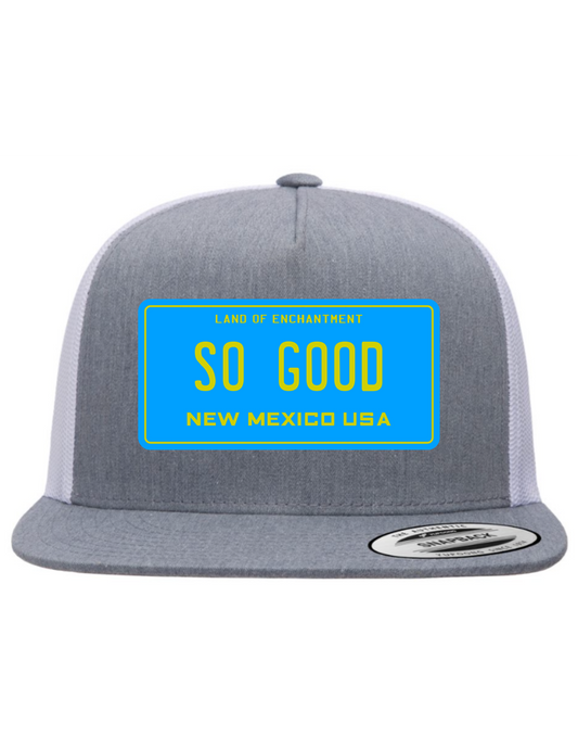 So Good New Mexico License Plate Trucker Hats
