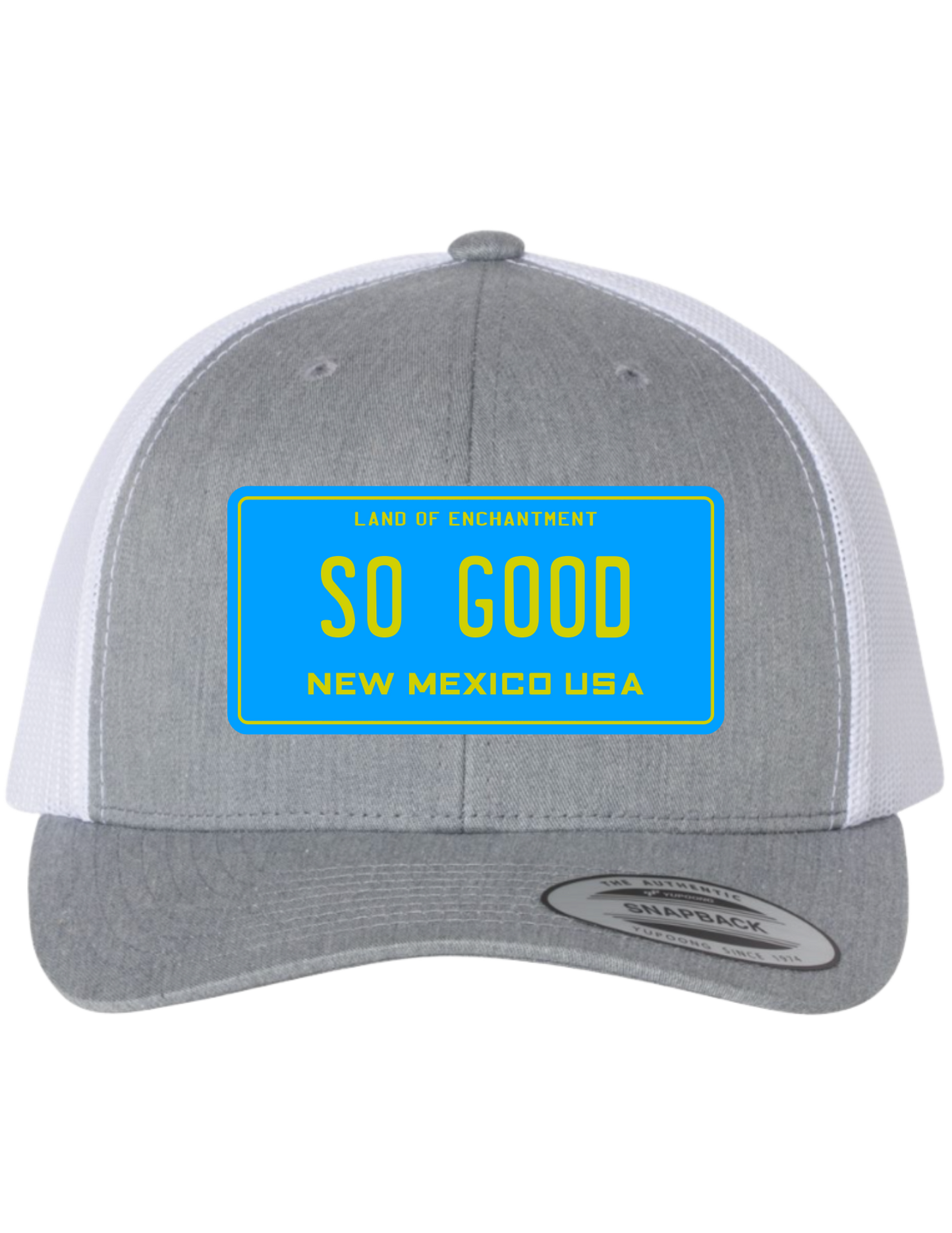 So Good New Mexico License Plate Trucker Hats