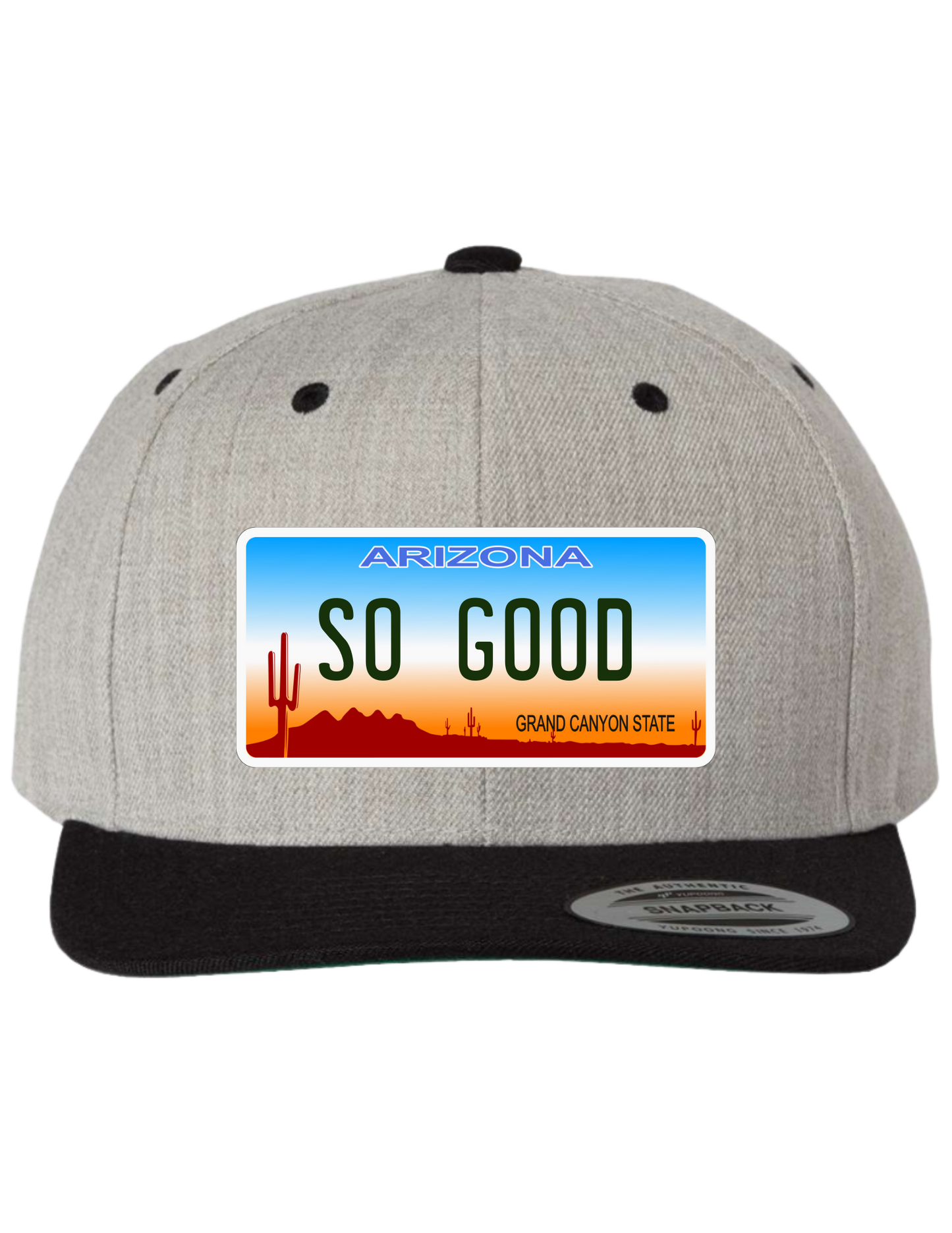 So Good Arizona Premium License Plate Trucker Hats