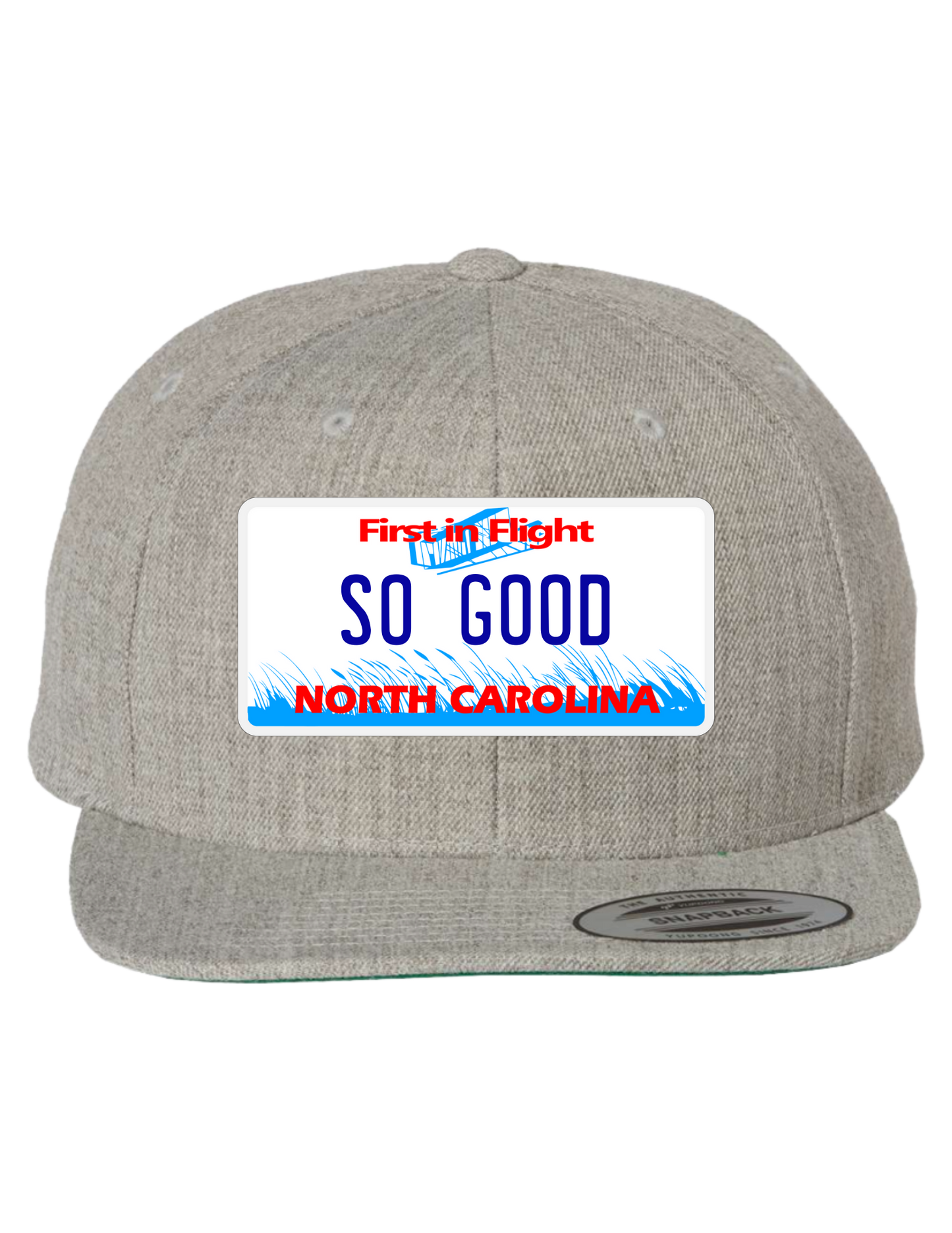 So Good North Carolina Premium License Plate Trucker Hats