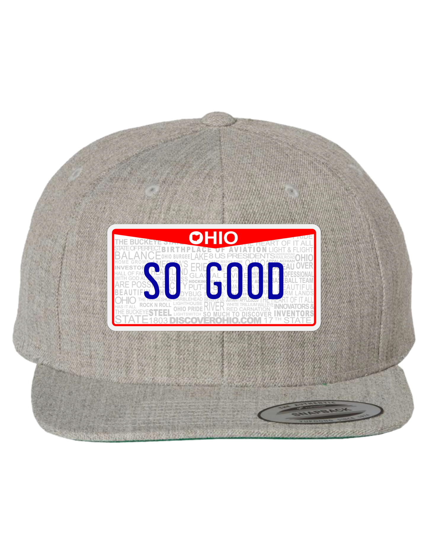 So Good Ohio Premium License Plate Trucker Hats