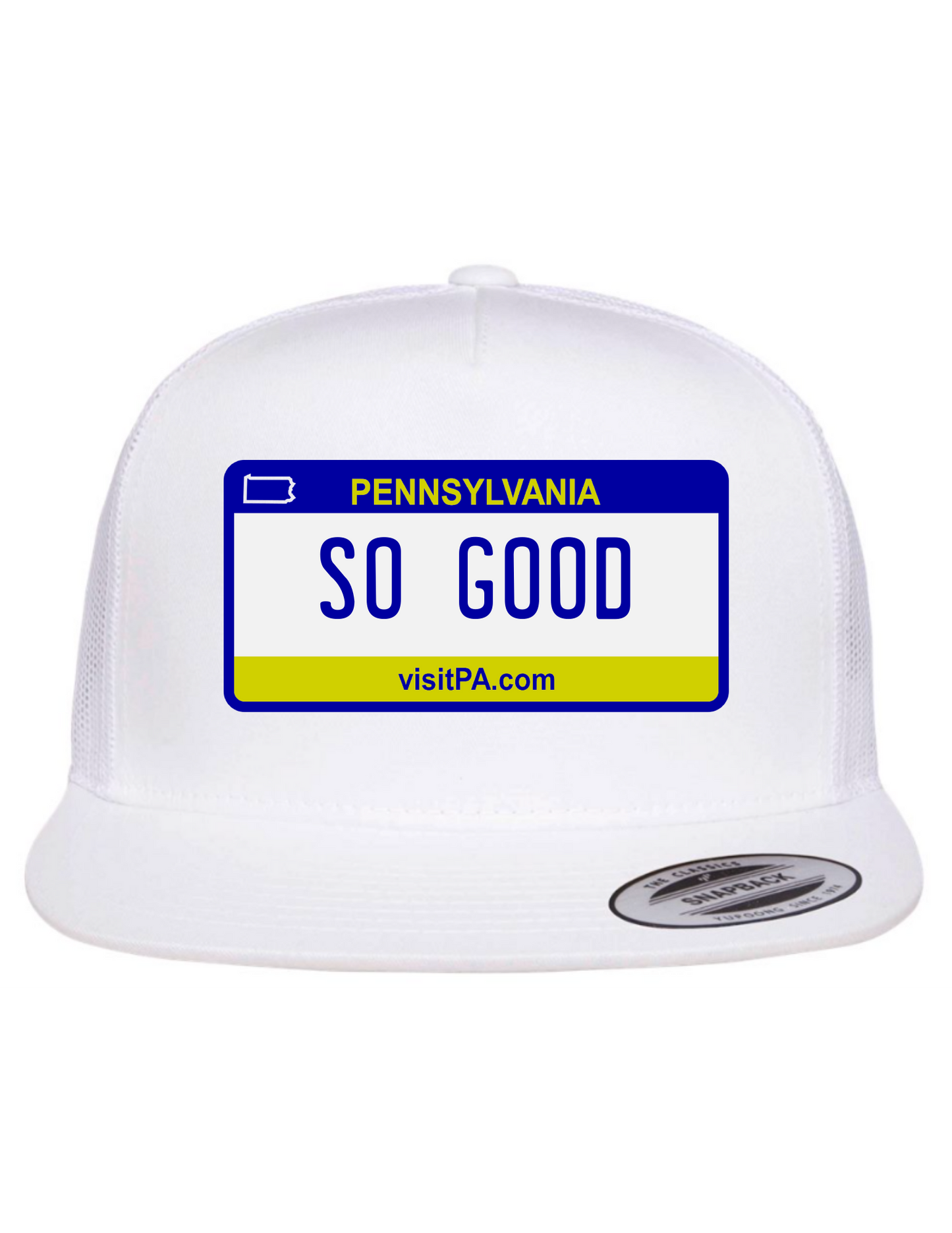 So Good Pennsylvania License Plate Trucker Hats