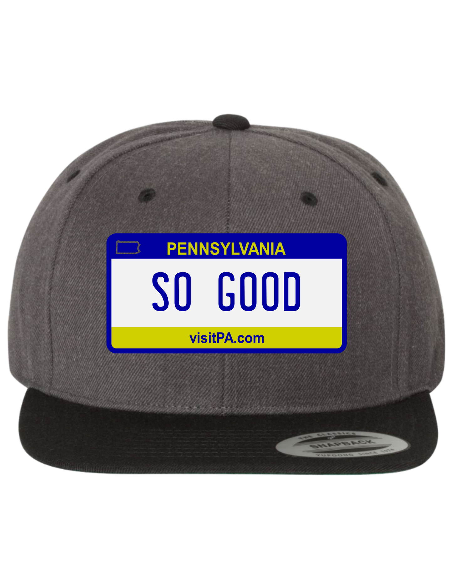 So Good Pennsylvania Premium License Plate Trucker Hats