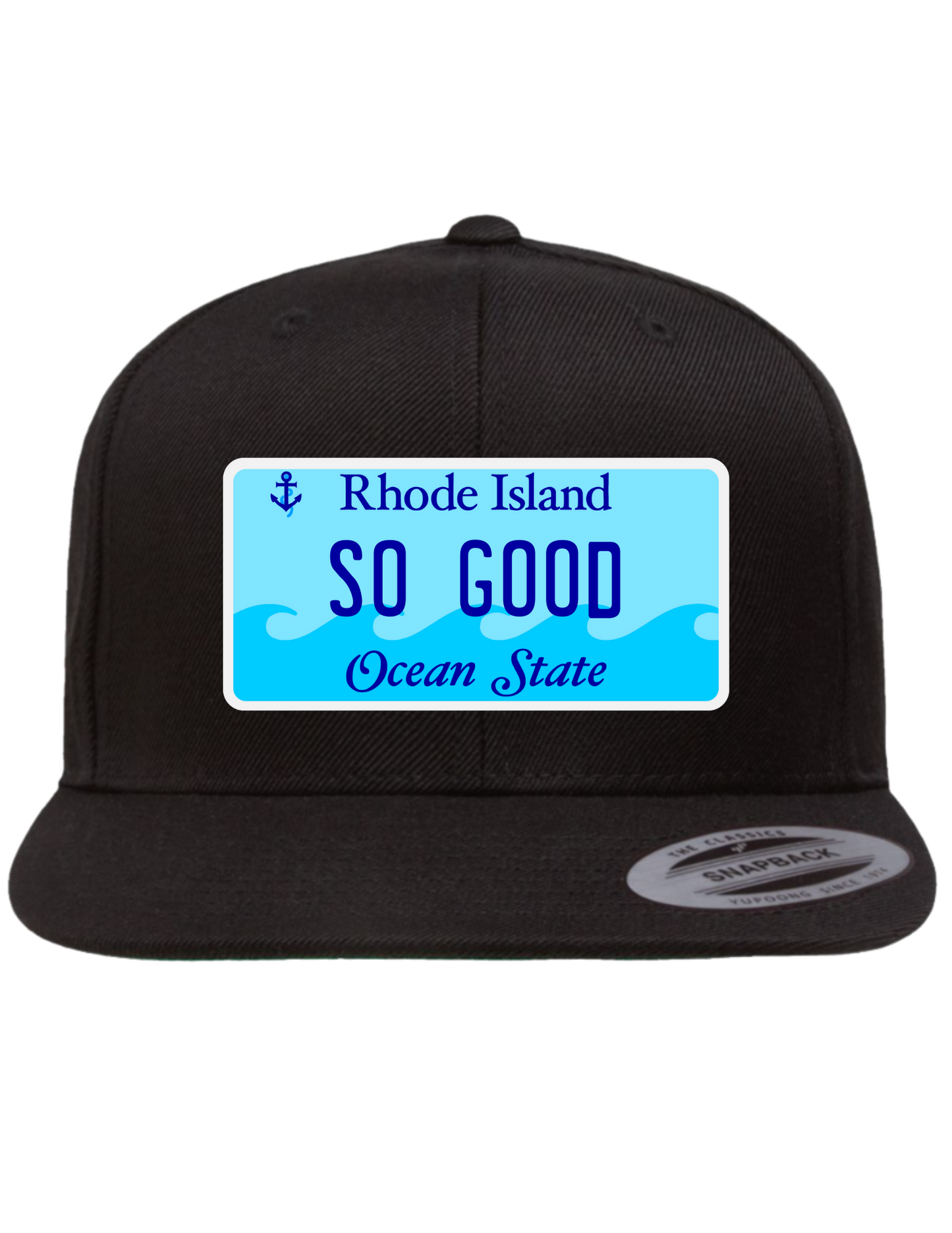 So Good Rhode Island Premium License Plate Trucker Hats