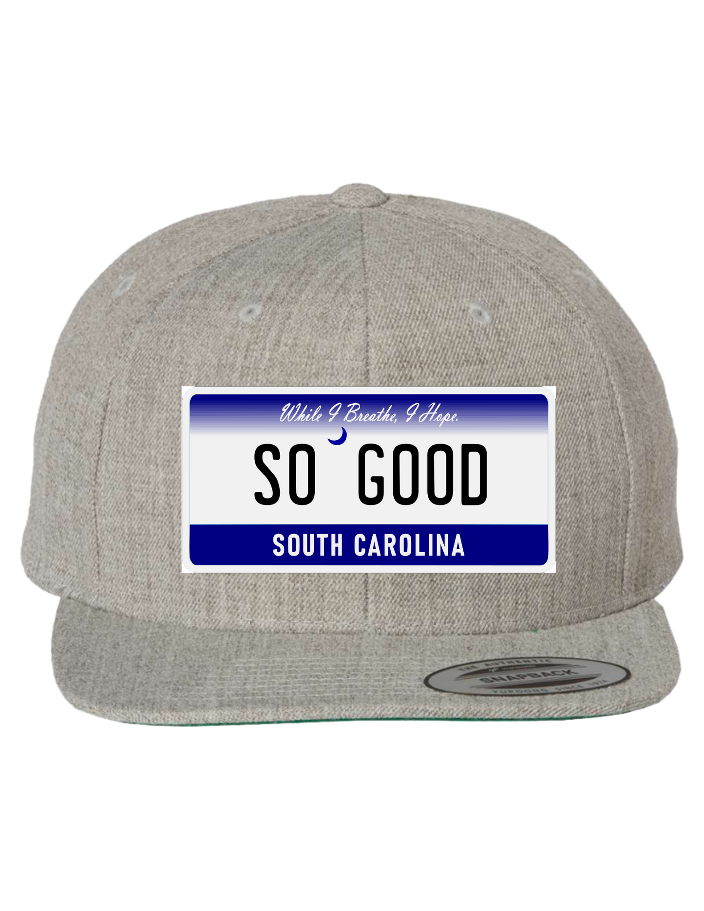 So Good South Carolina Premium License Plate Trucker Hats