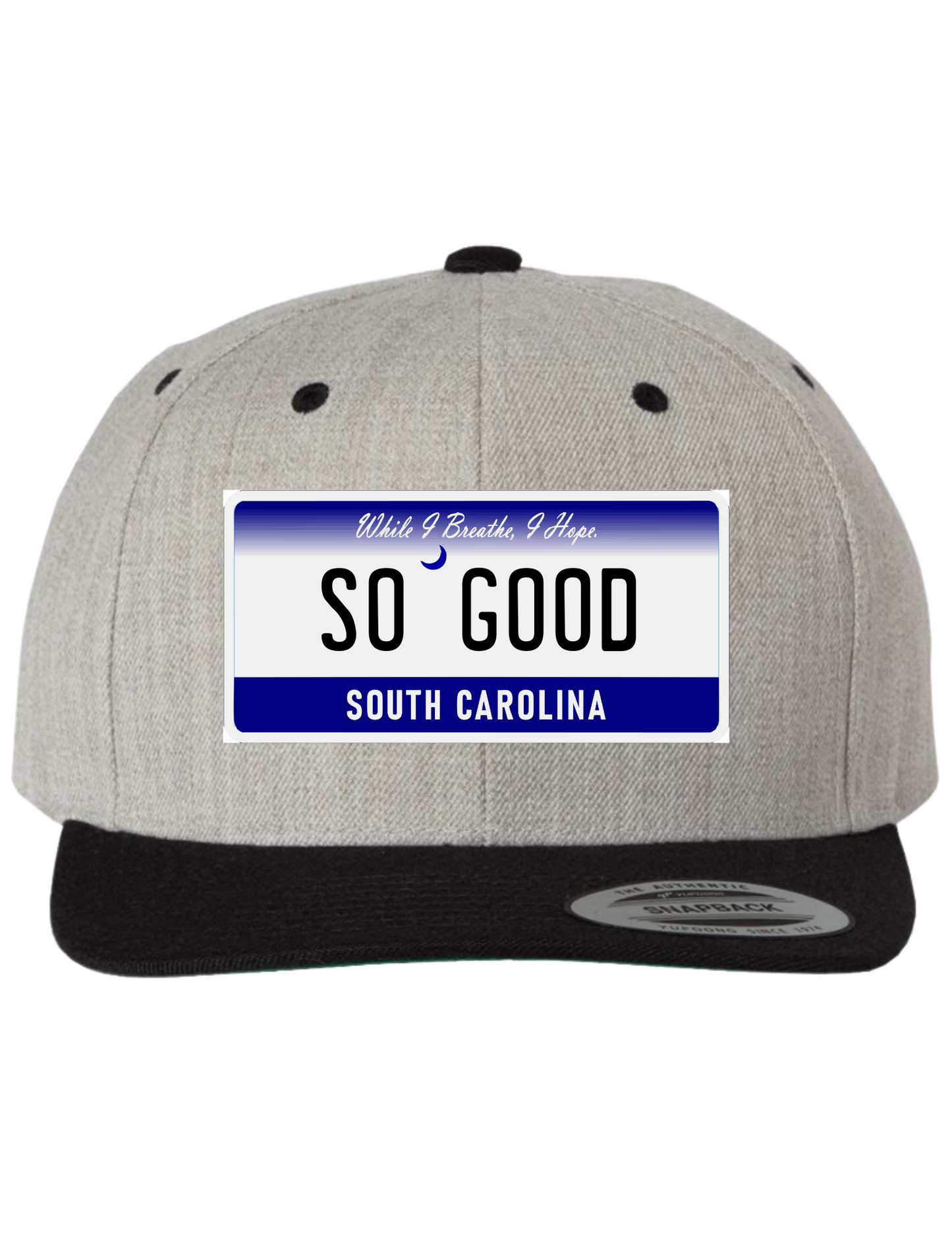 So Good South Carolina Premium License Plate Trucker Hats