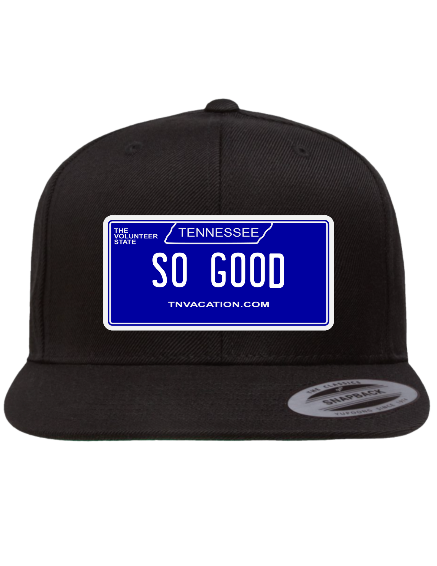 So Good Tennessee Premium License Plate Trucker Hats