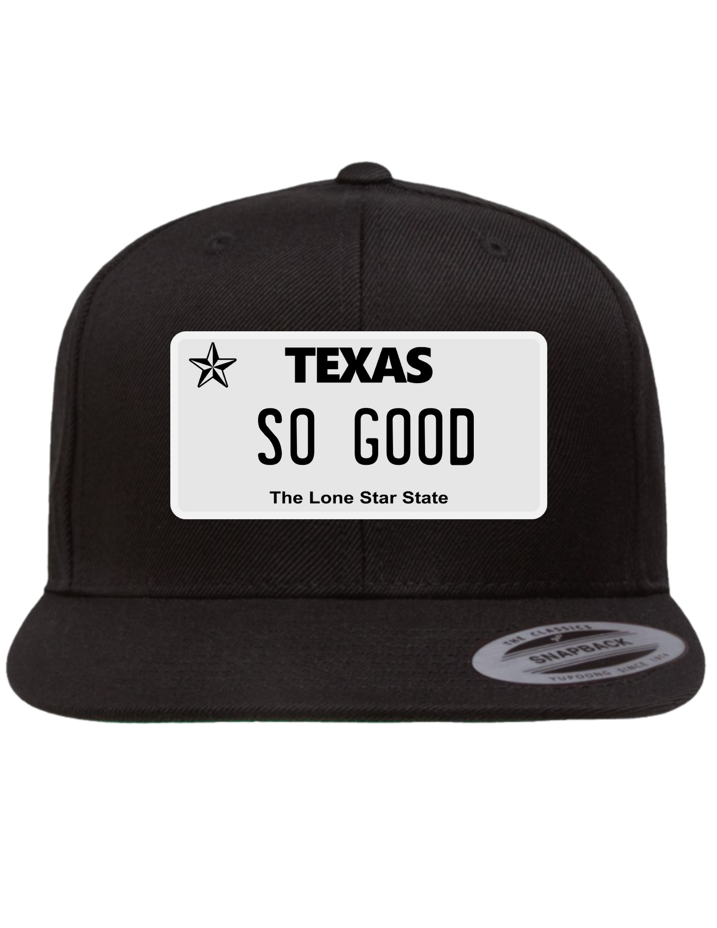 So Good Texas Premium License Plate Trucker Hats