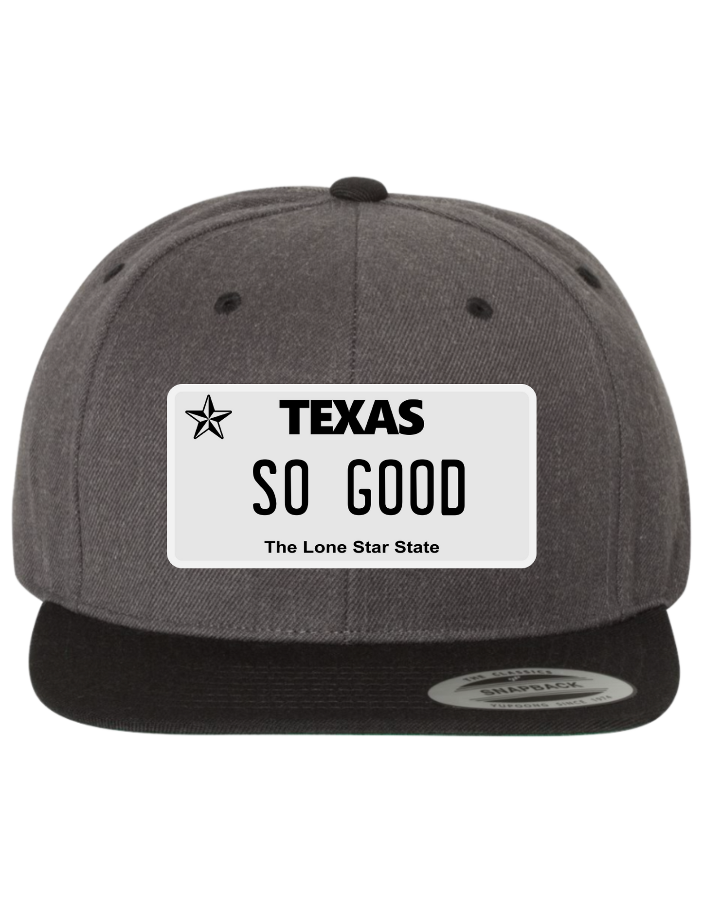 So Good Texas Premium License Plate Trucker Hats
