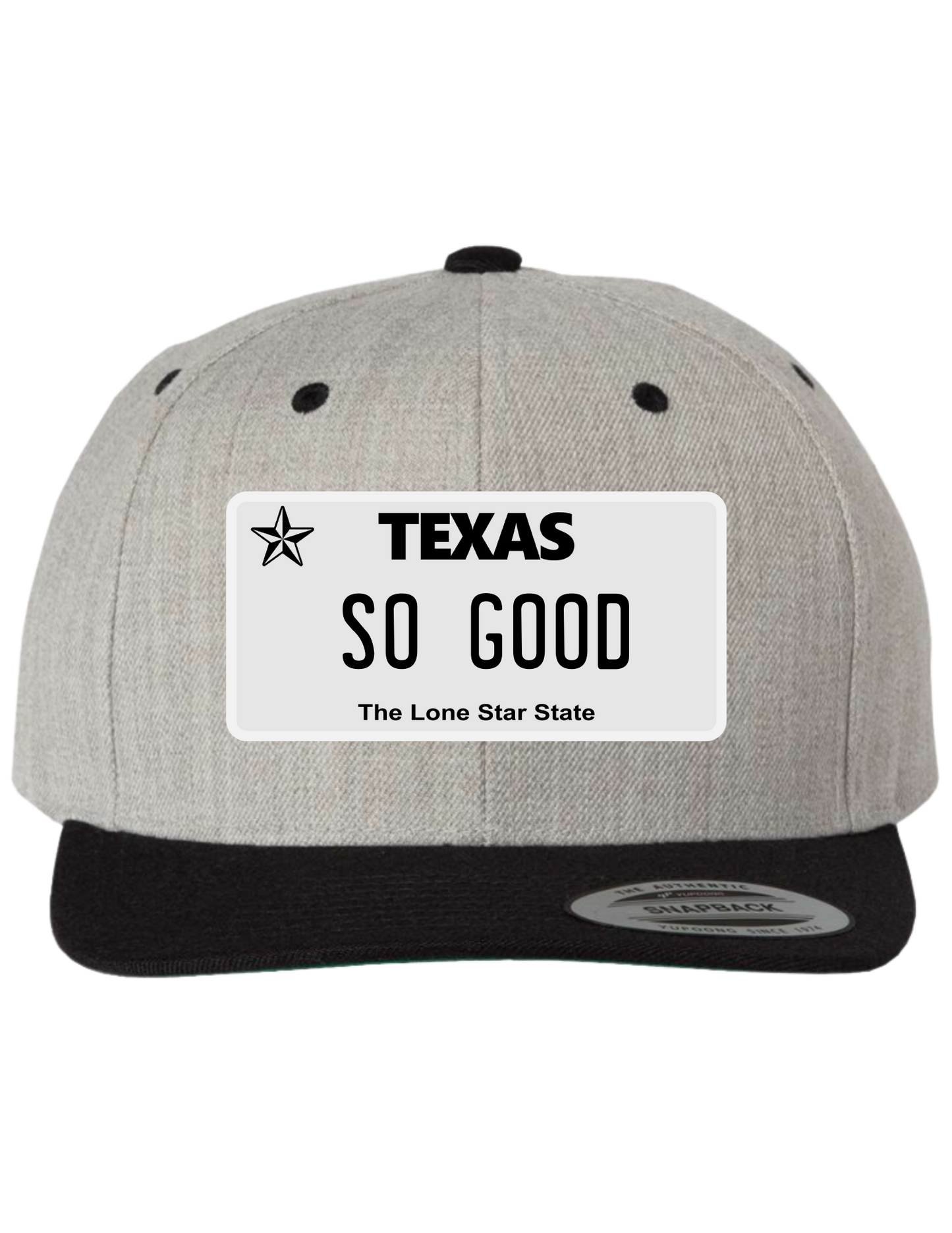 So Good Texas Premium License Plate Trucker Hats