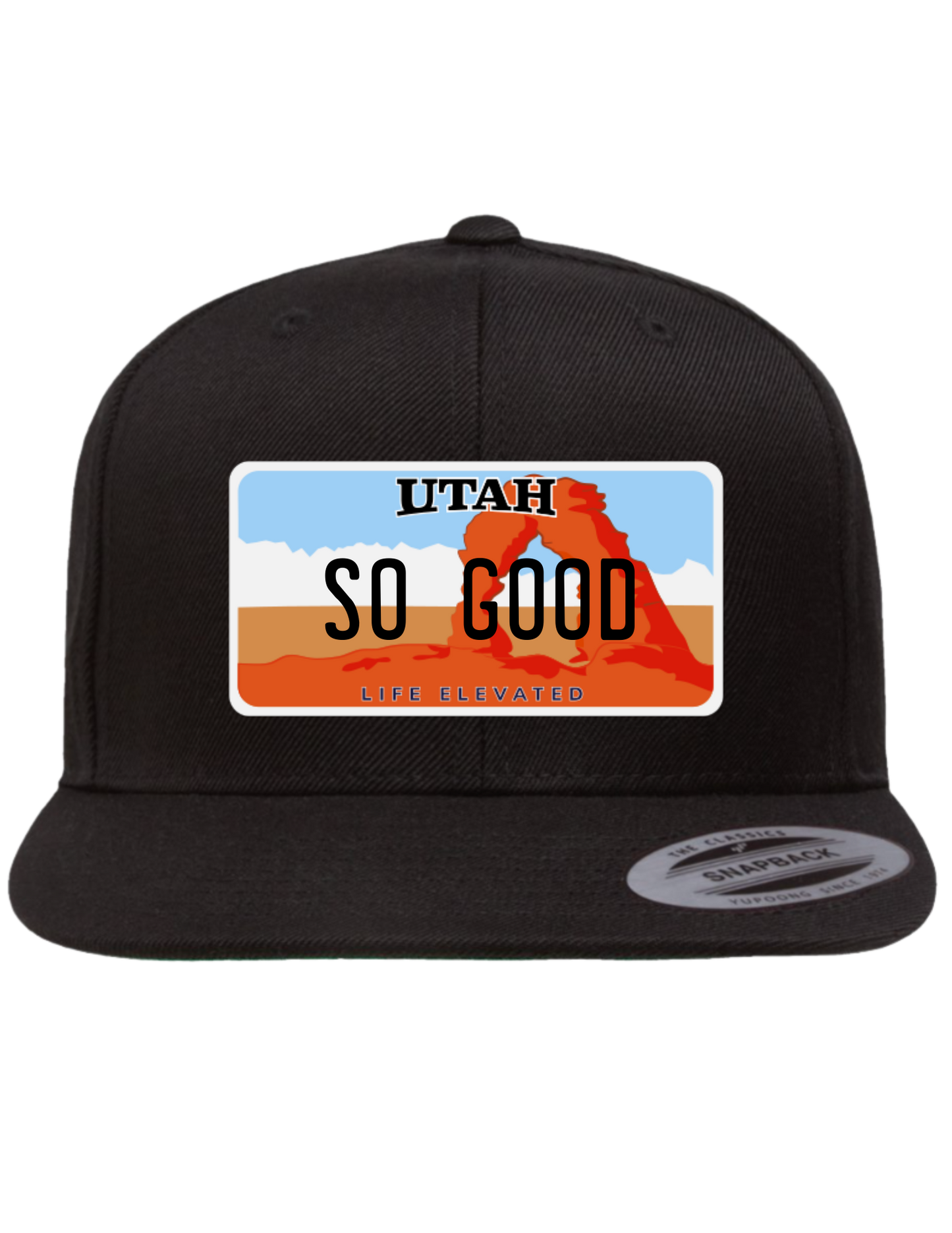 So Good Utah Premium License Plate Trucker Hats