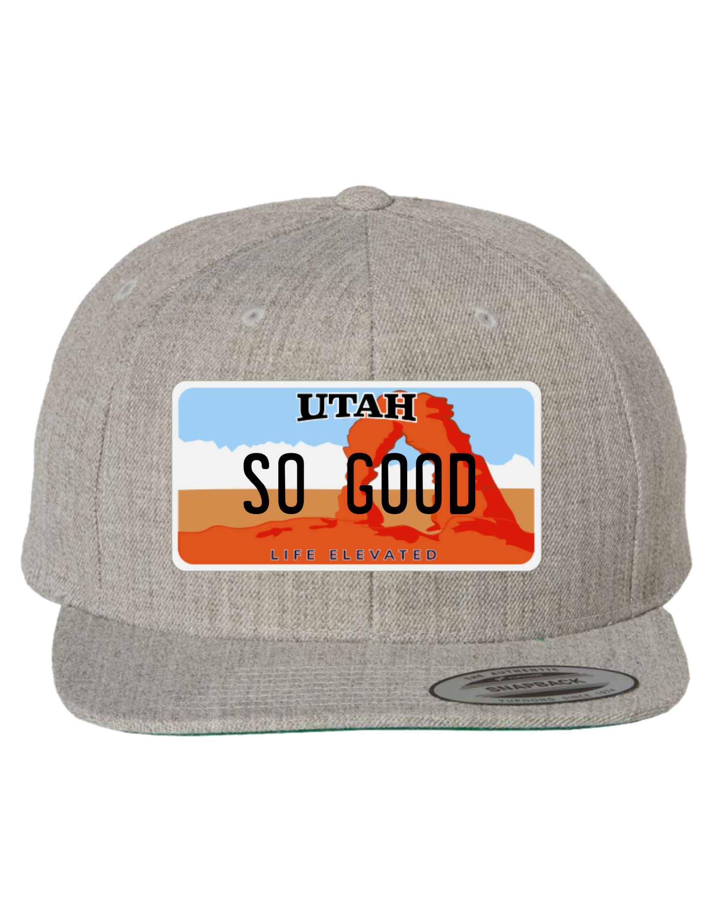 So Good Utah Premium License Plate Trucker Hats
