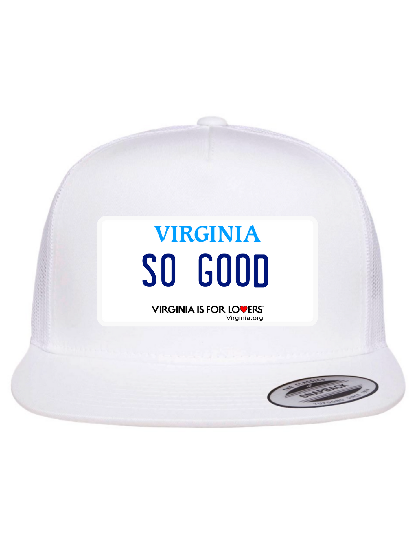So Good Virginia License Plate Trucker Hats (Copy)