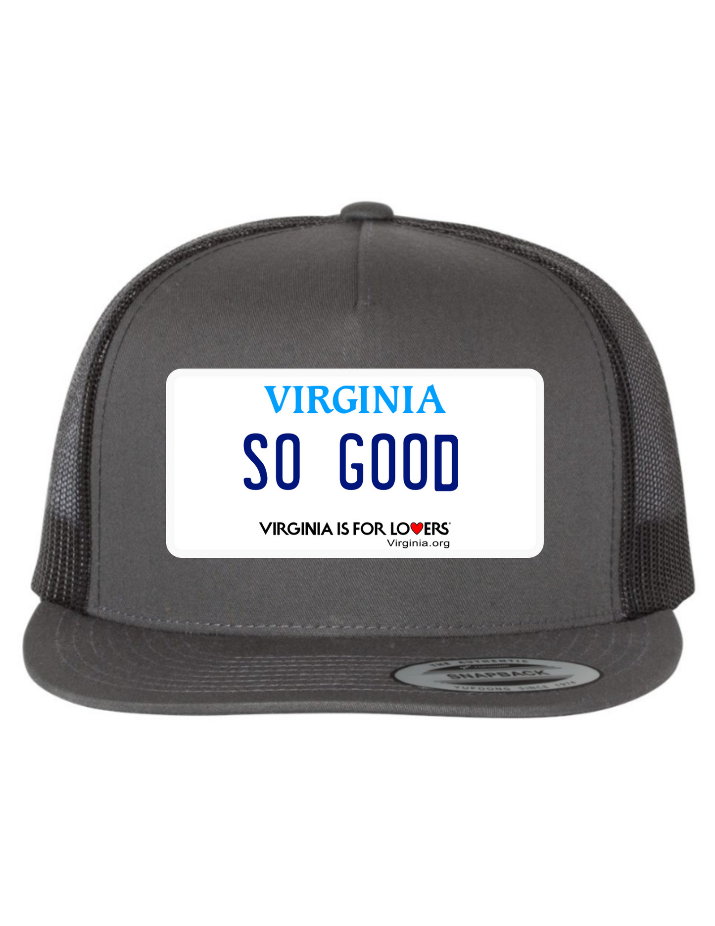 So Good Virginia License Plate Trucker Hats (Copy)