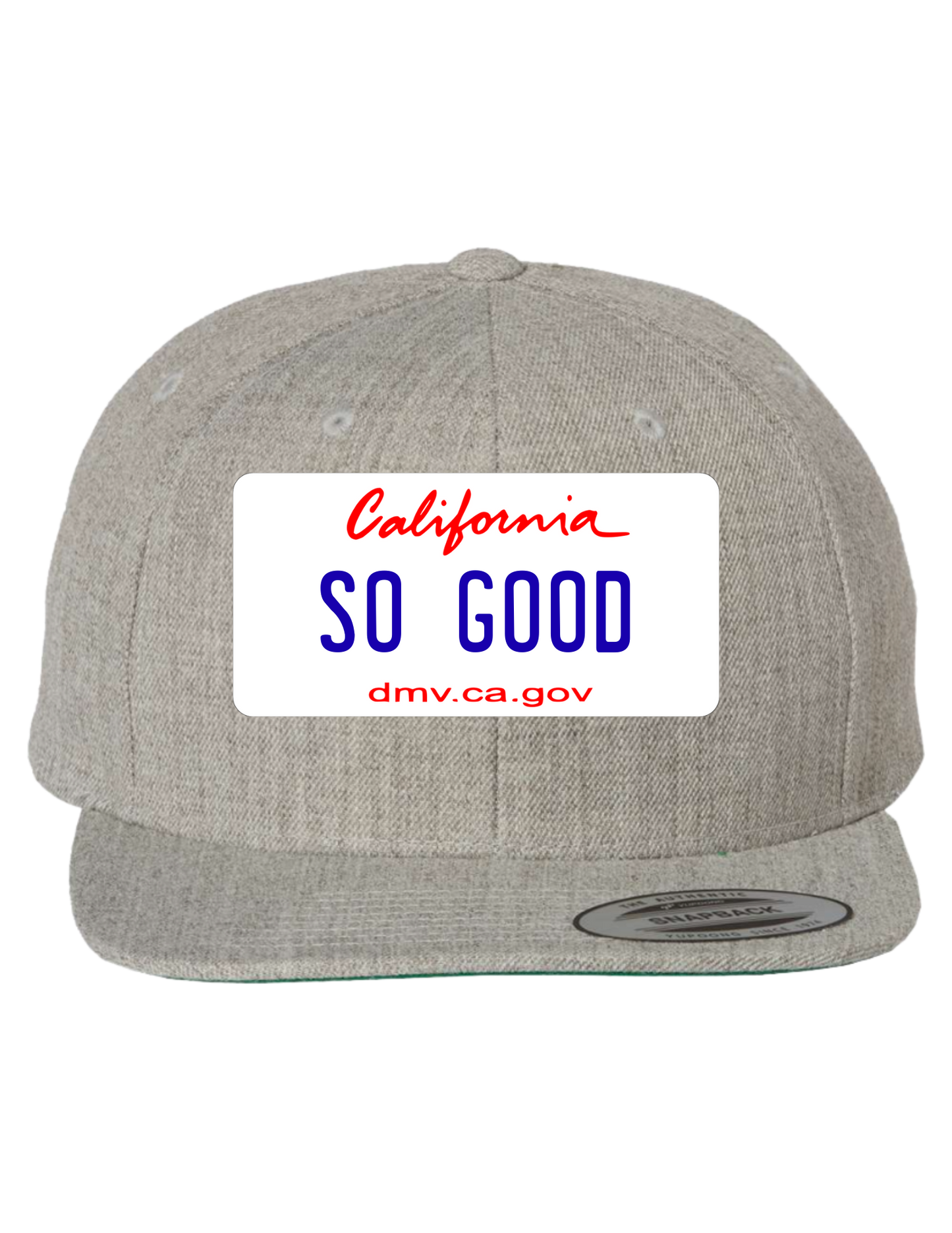 So Good California Premium License Plate Trucker Hats