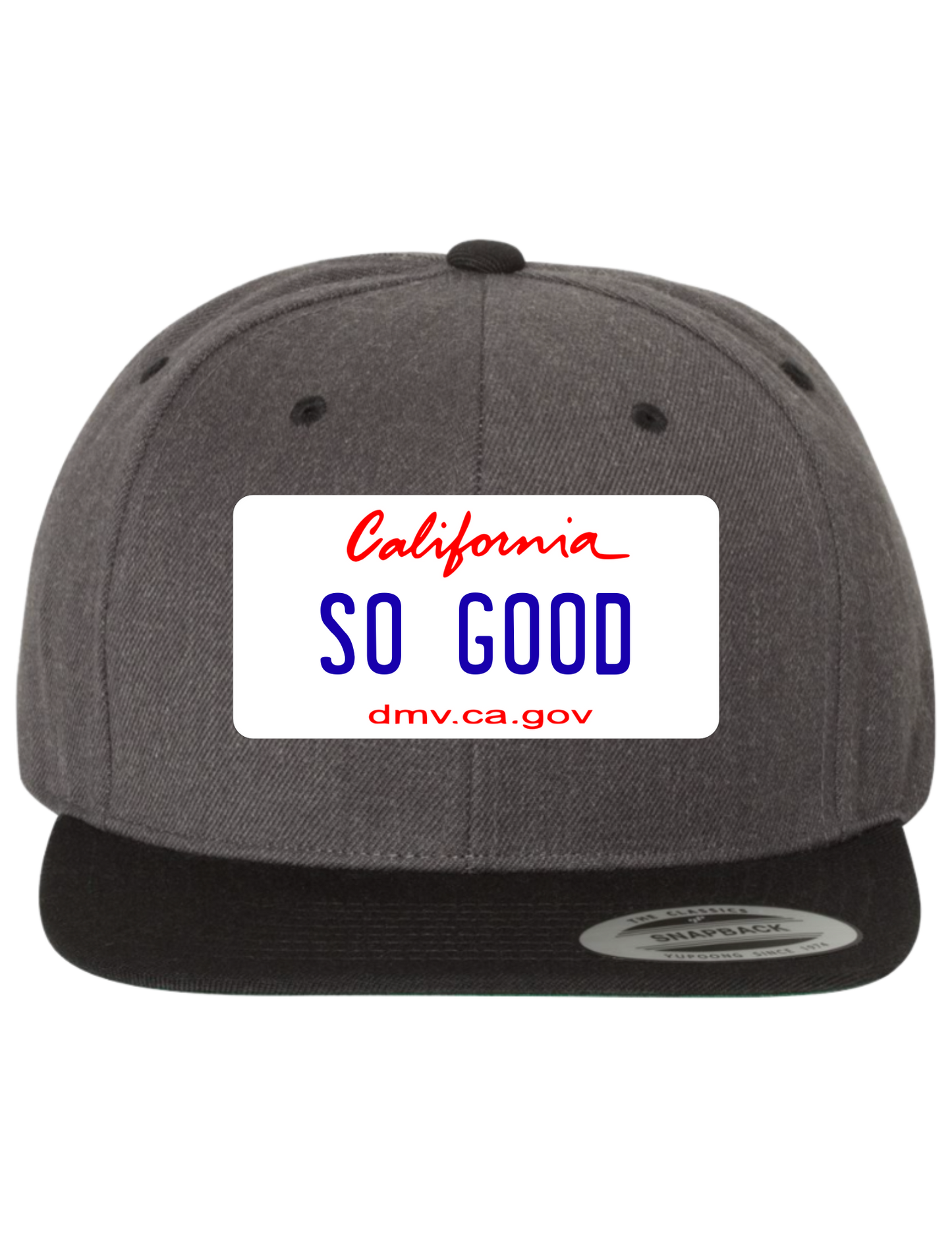 So Good California Premium License Plate Trucker Hats