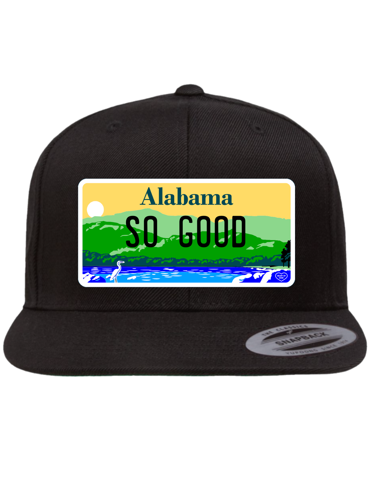 So Good Alabama Premium License Plate Trucker Hats