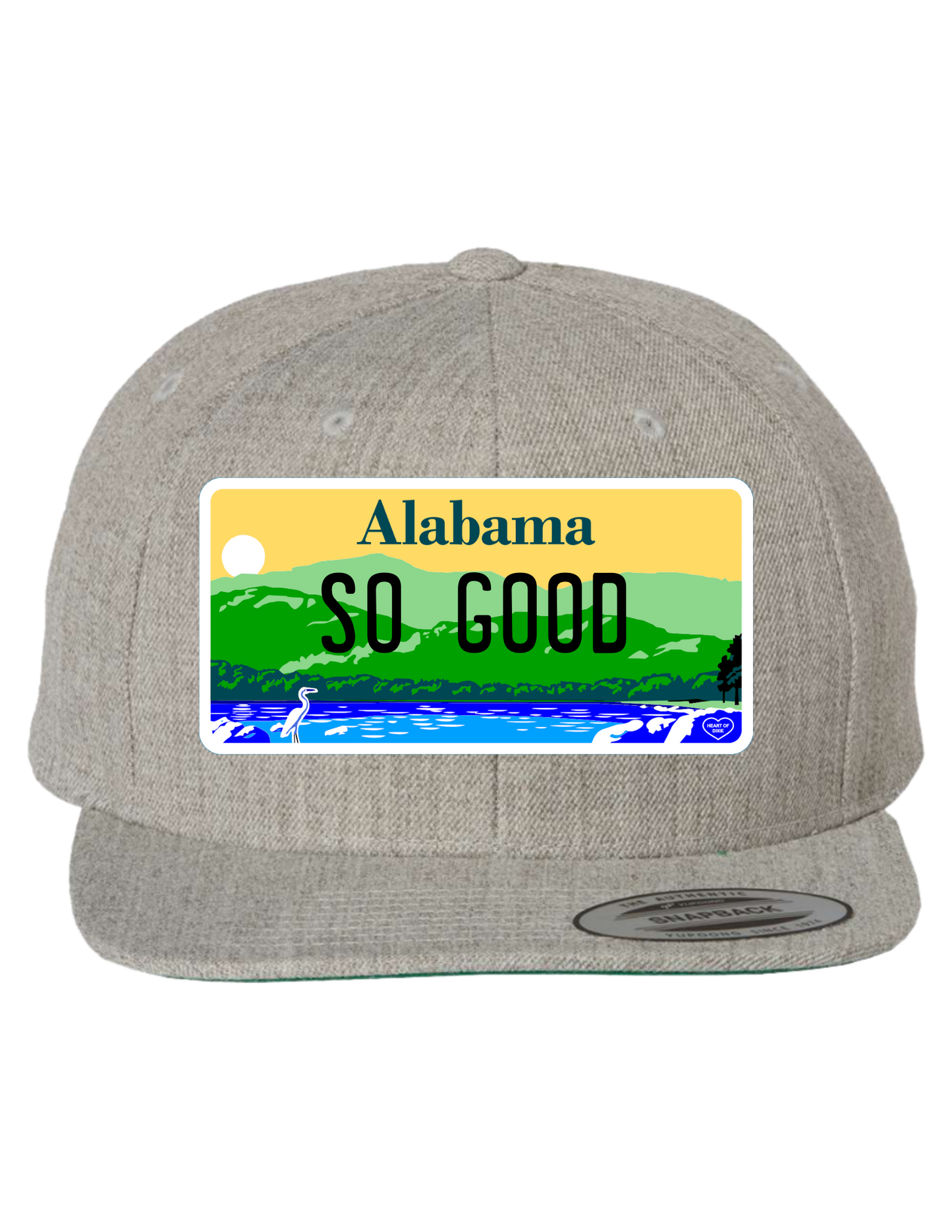 So Good Alabama Premium License Plate Trucker Hats