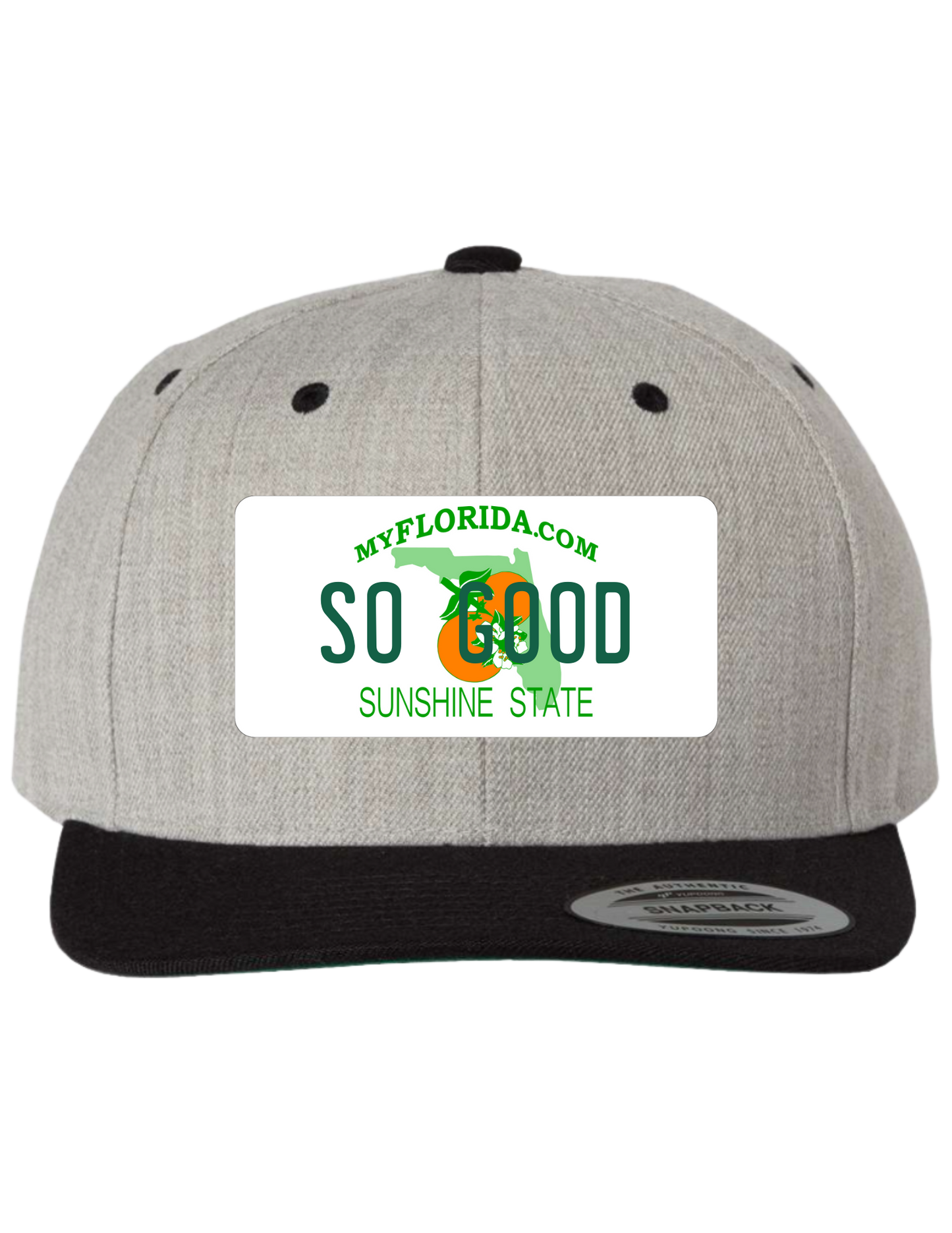 So Good Florida Premium License Plate Trucker Hats