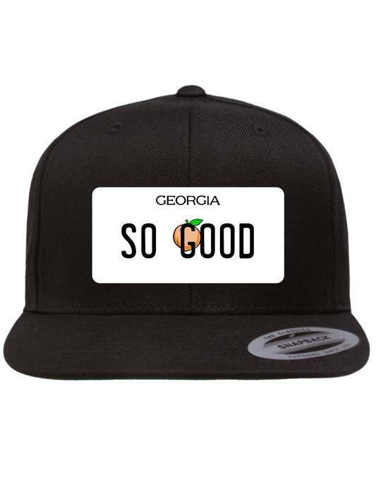 So Good Georgia Premium License Plate Trucker Hats
