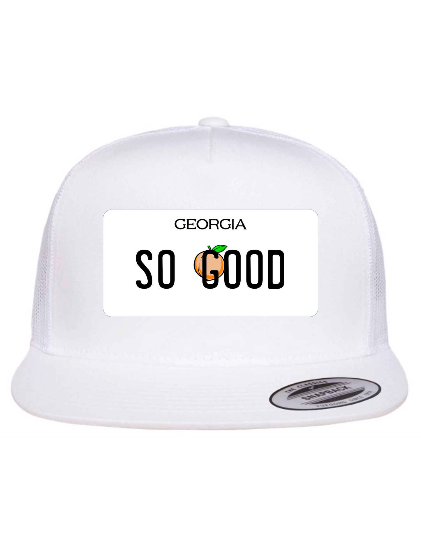 So Good Georgia License Plate Trucker Hats
