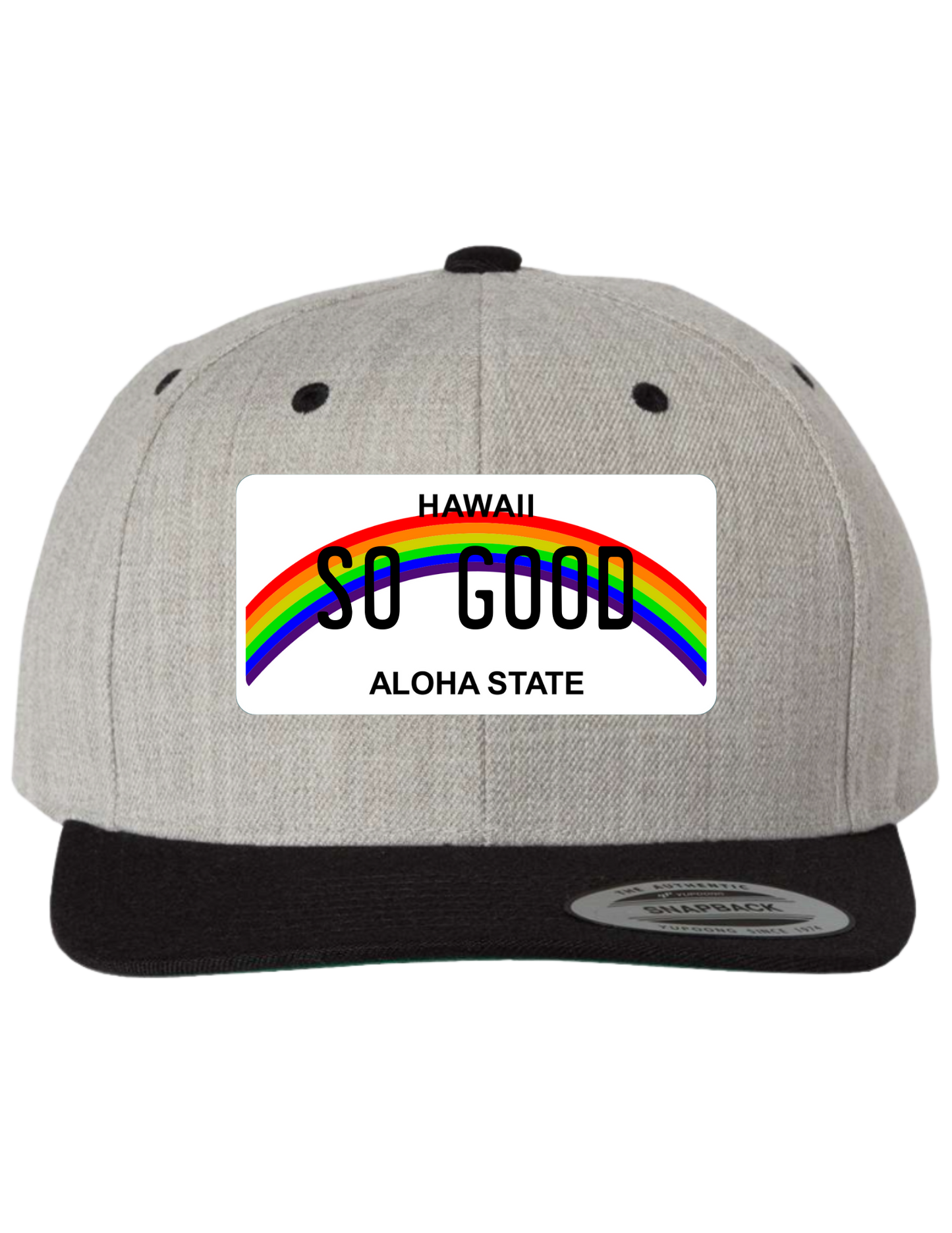 So Good Hawaii Premium License Plate Trucker Hats