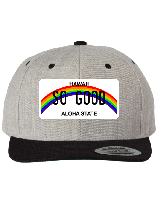 So Good Hawaii Premium License Plate Trucker Hats
