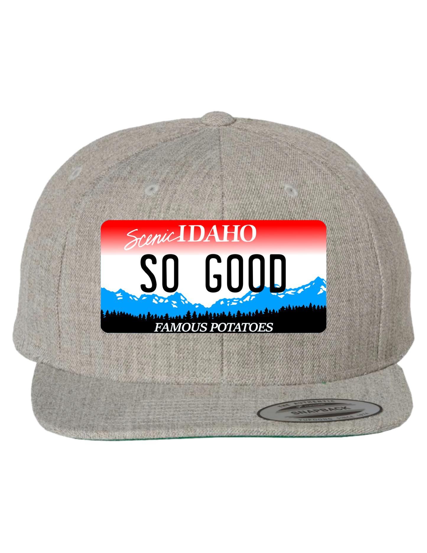So Good Idaho Premium License Plate Trucker Hats