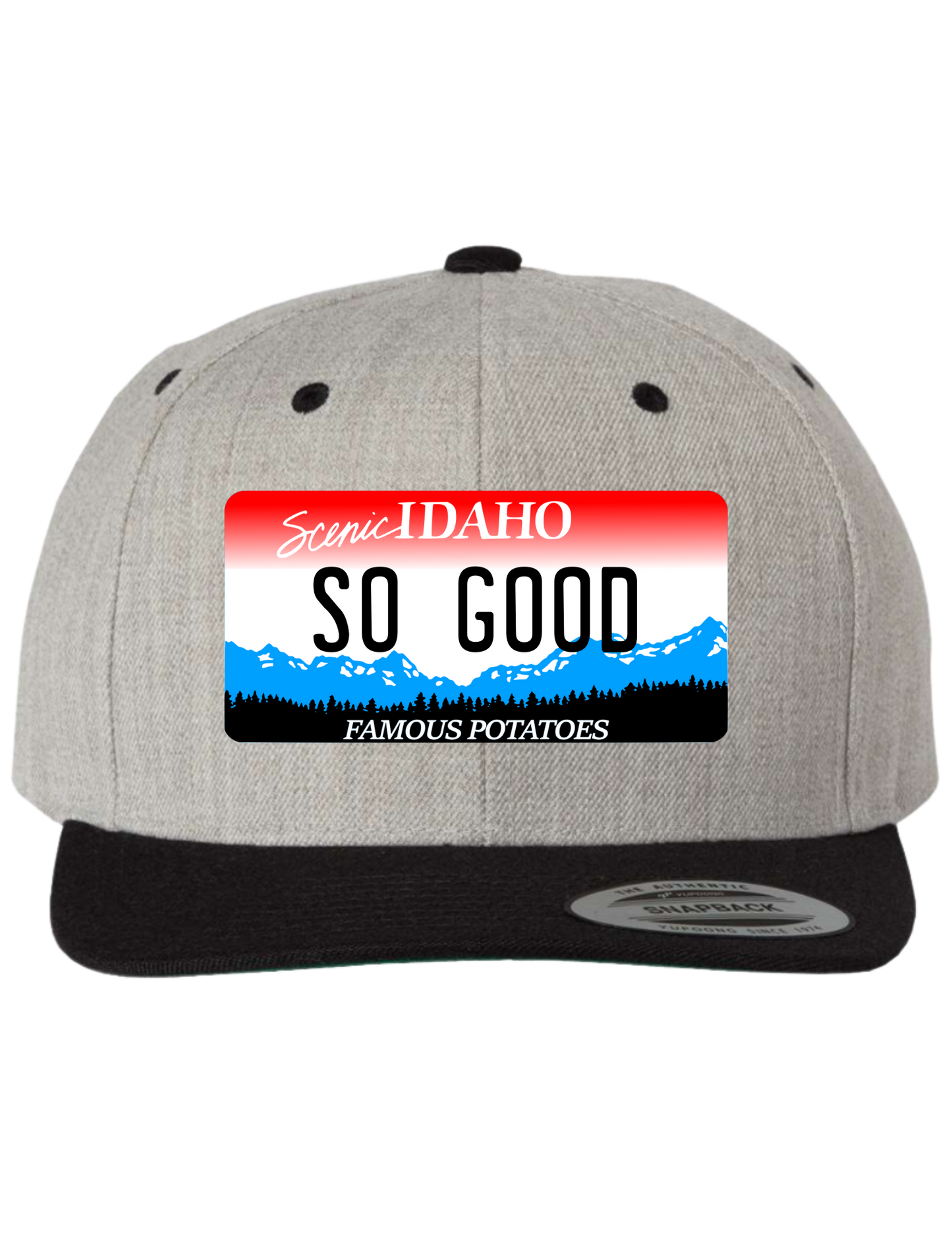 So Good Idaho Premium License Plate Trucker Hats
