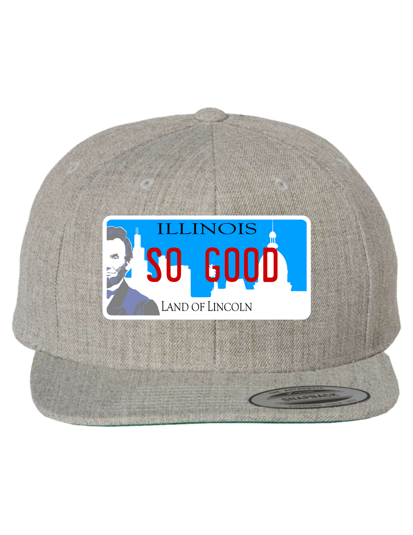 So Good Illinois Premium License Plate Trucker Hats