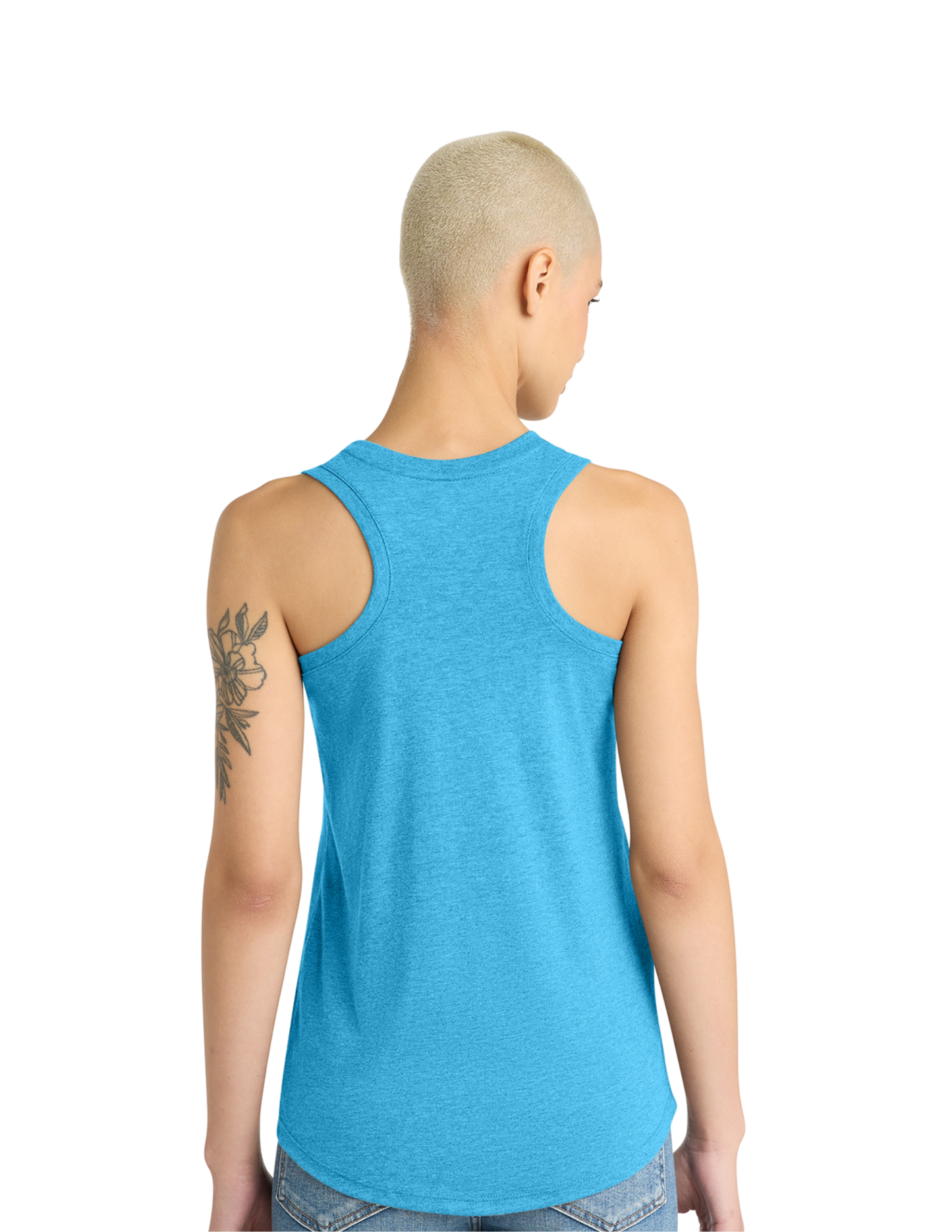 OUTLINE Logo Women's Racerback Tank (TURQUOISE FROST) - So Good!