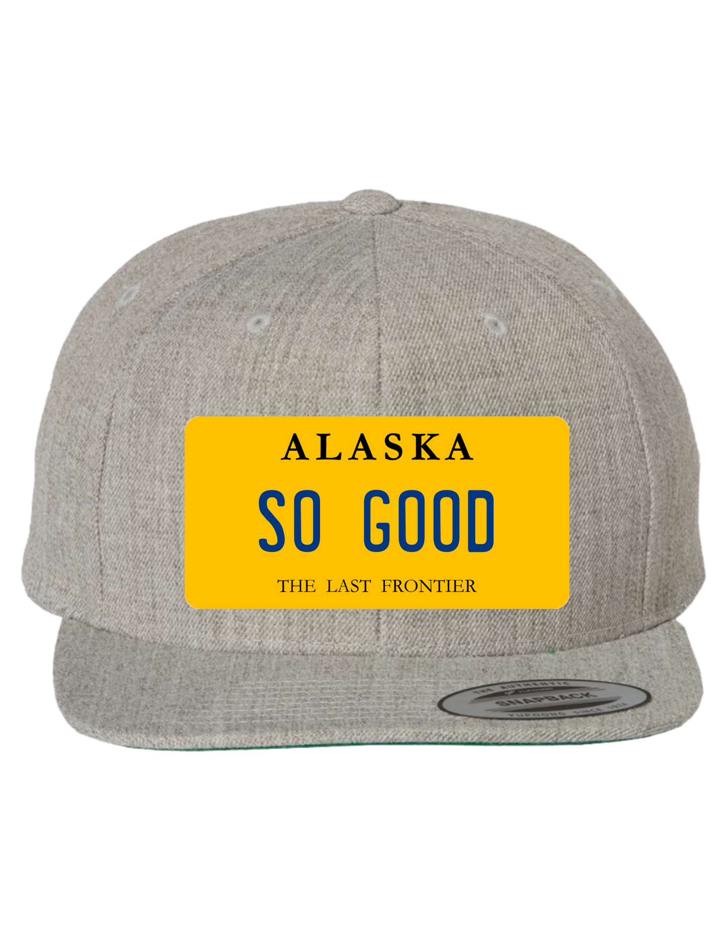 So Good Alaska Premium License Plate Trucker Hats