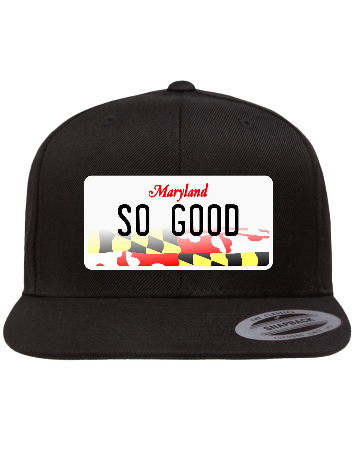 So Good Maryland Premium License Plate Trucker Hats