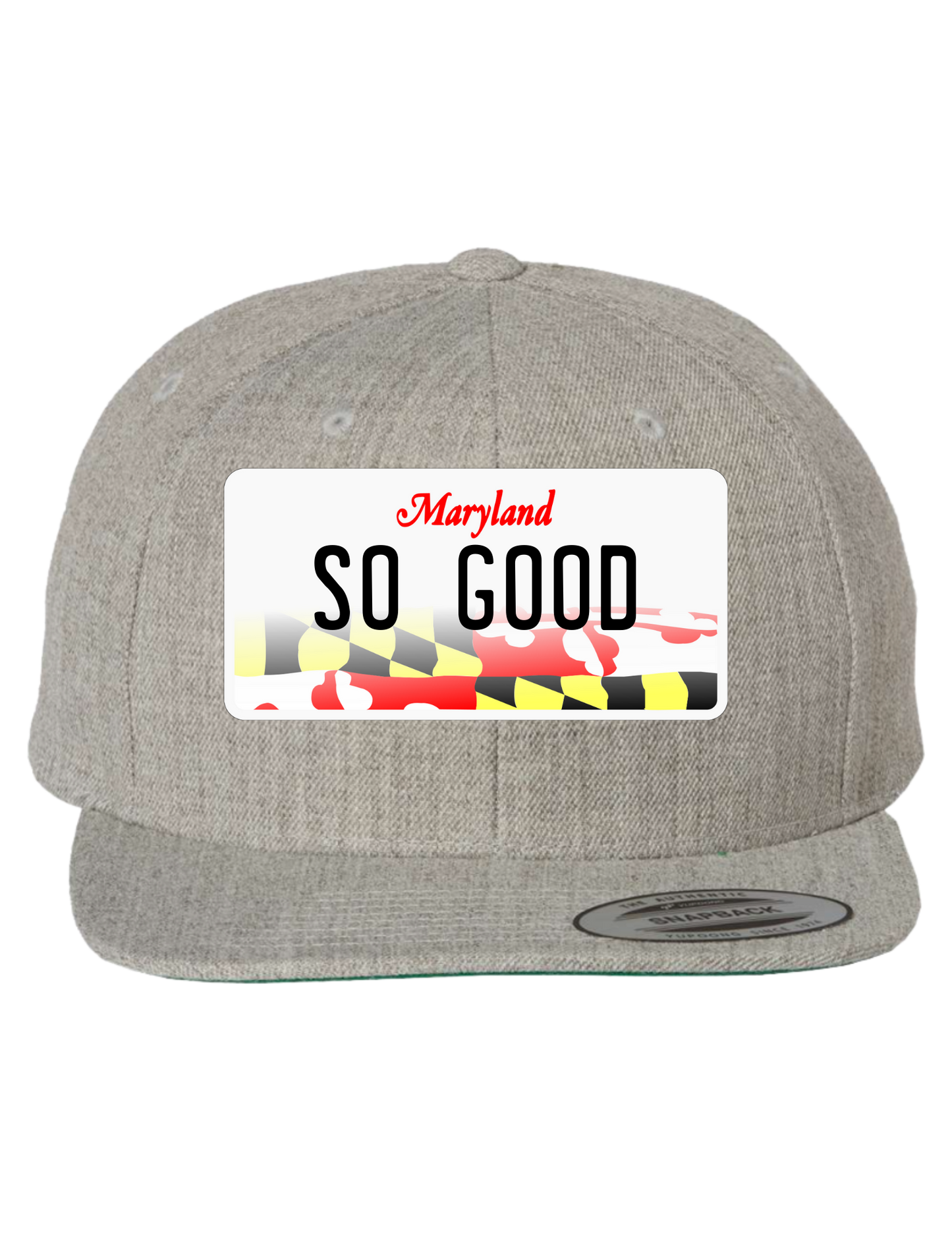 So Good Maryland Premium License Plate Trucker Hats